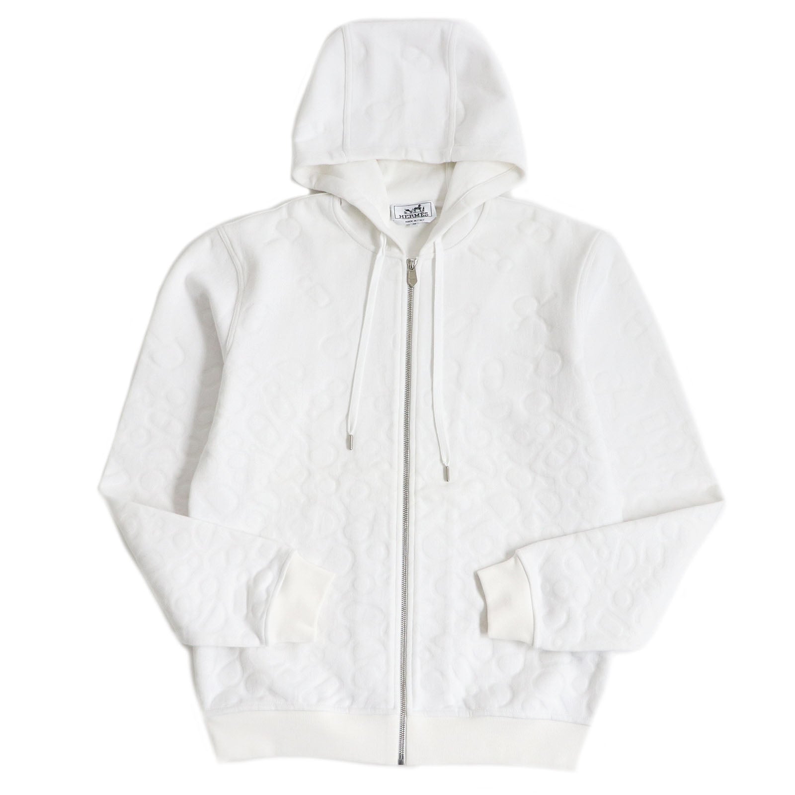 HERMES H logo zip hoodie pullover Parker XS