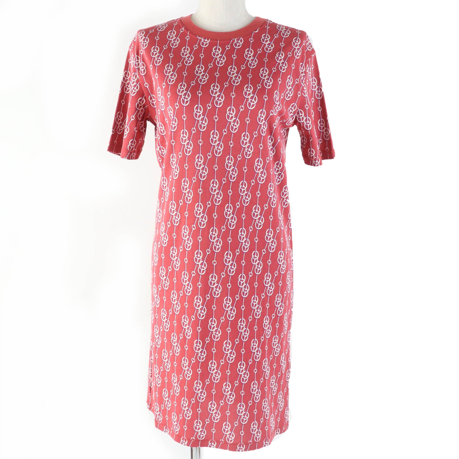 Hermes Cotton Cricket Pattern Dress 34 LuxUness Hermes Cotton Cricket Pattern Dress 34 LuxUness