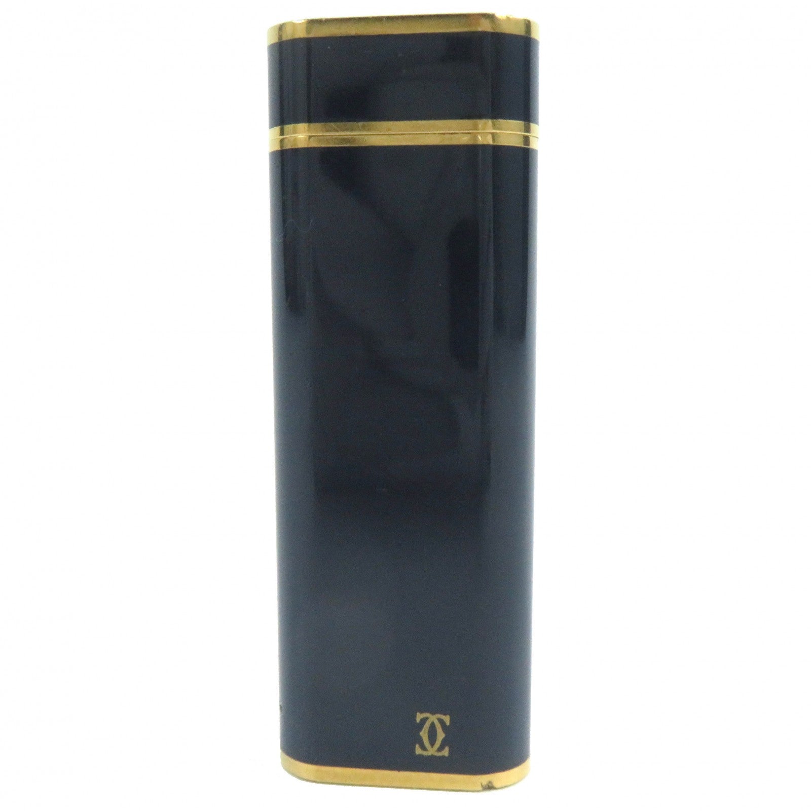 [Dupont] STDupont Gatsby Lacquer Marble Roller Gaslighter Smoking Accessory Gold Brown [Used] [Authenticated and Guaranteed Authentic] 213689