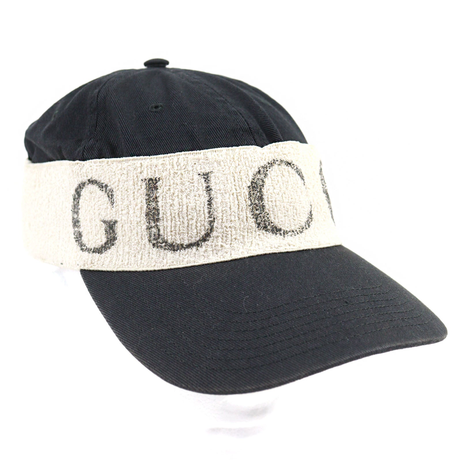 Gucci Logo Print Cotton Baseball Cap