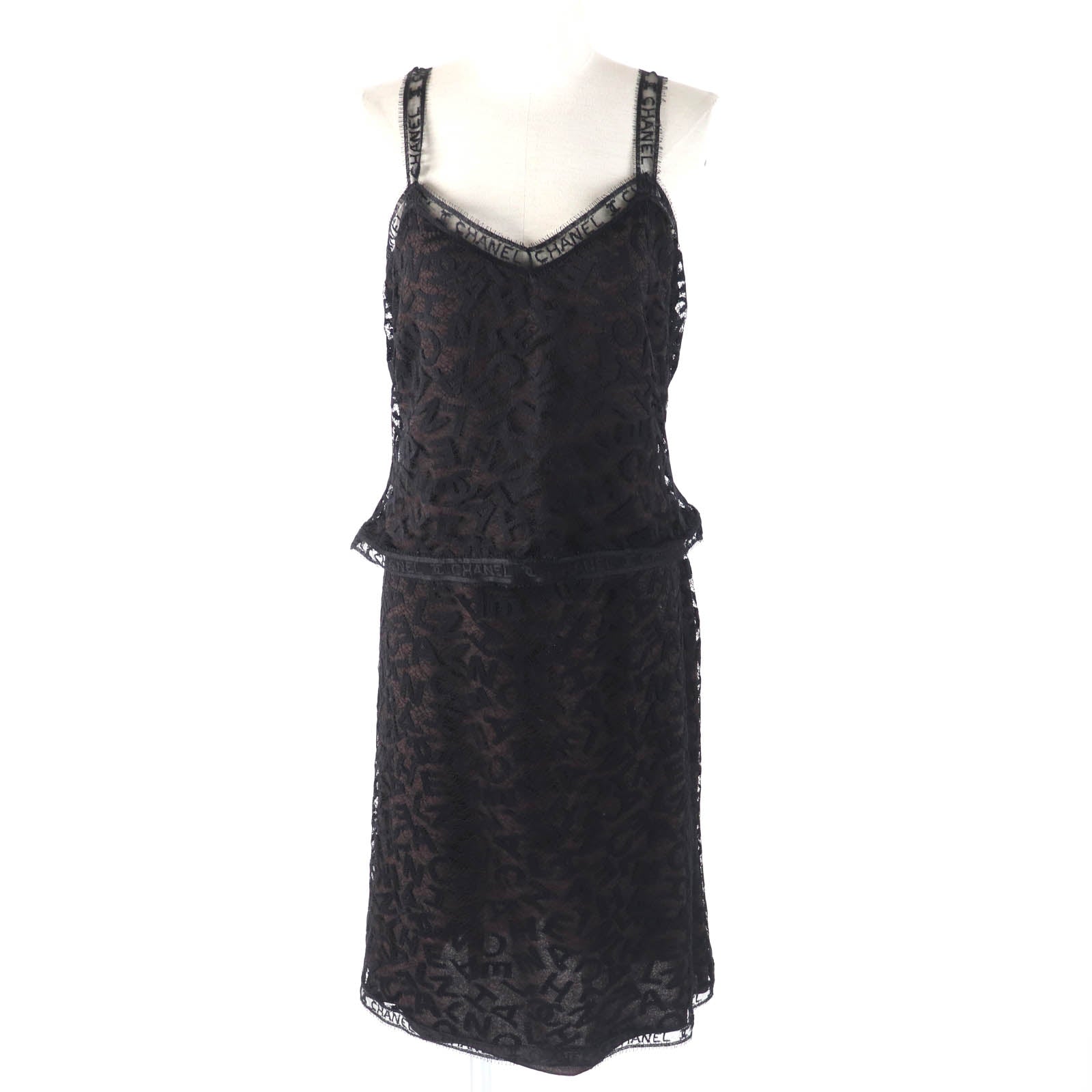Chanel All logo Lace 2way Set