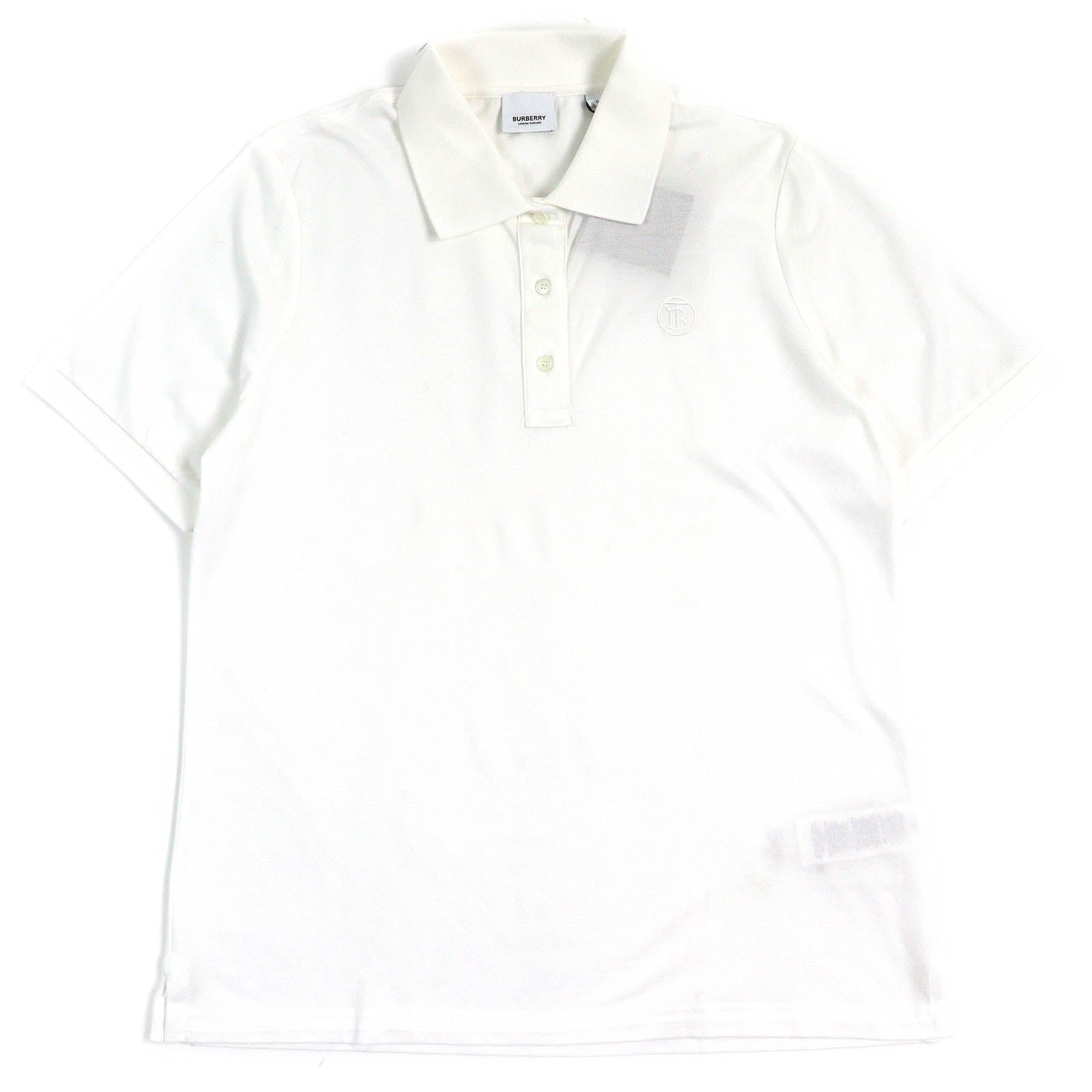 Burberry TB logo embroidery Cotton Polo Shirt