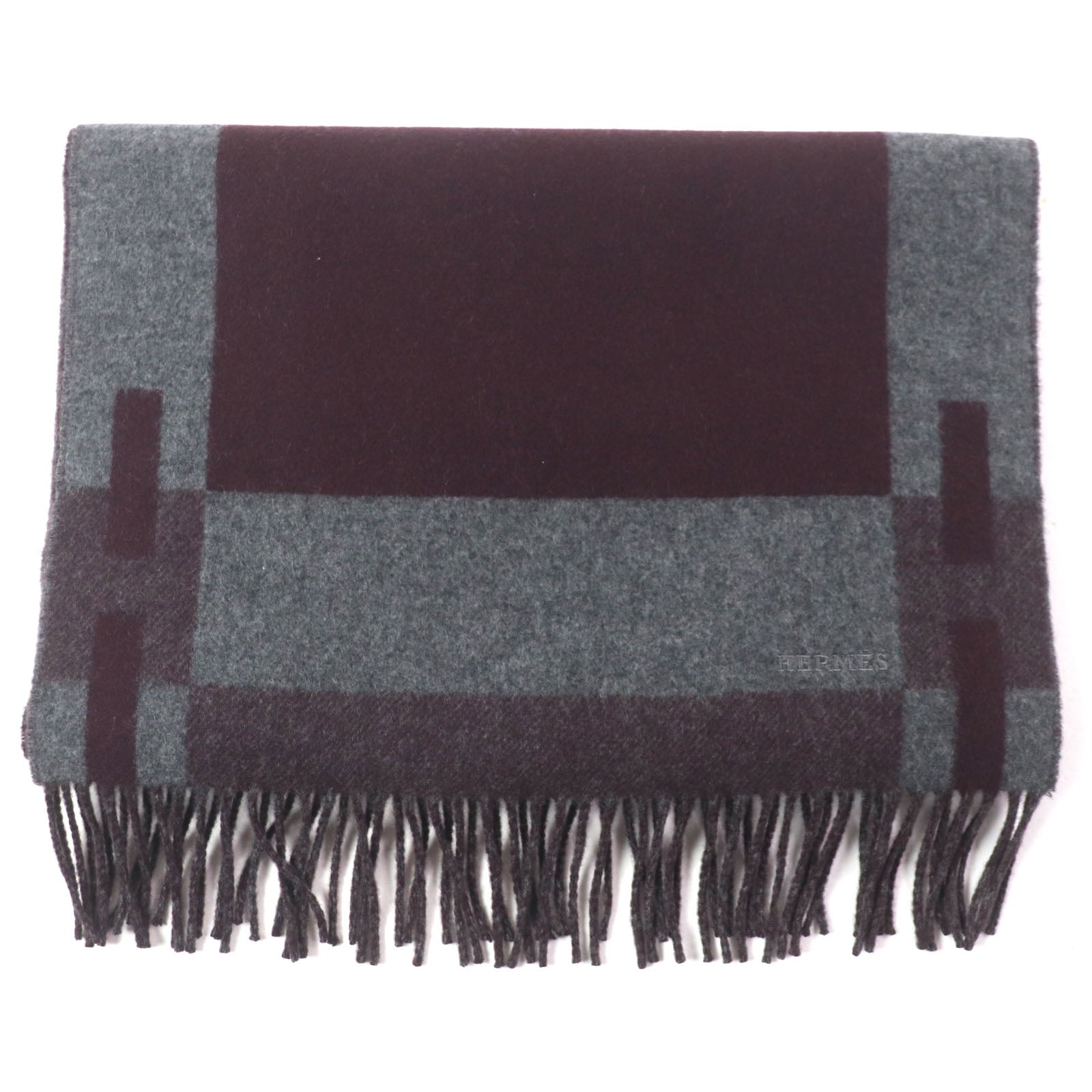 Hermes H Passant Cashmere Scarf
