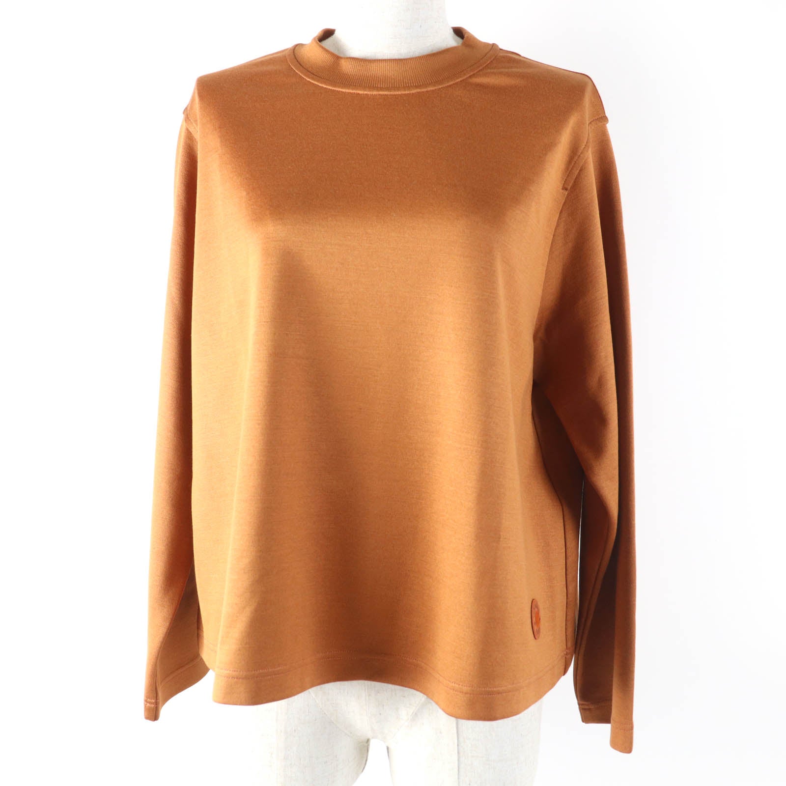Hermes Mock neck cotton silk sweatshirt