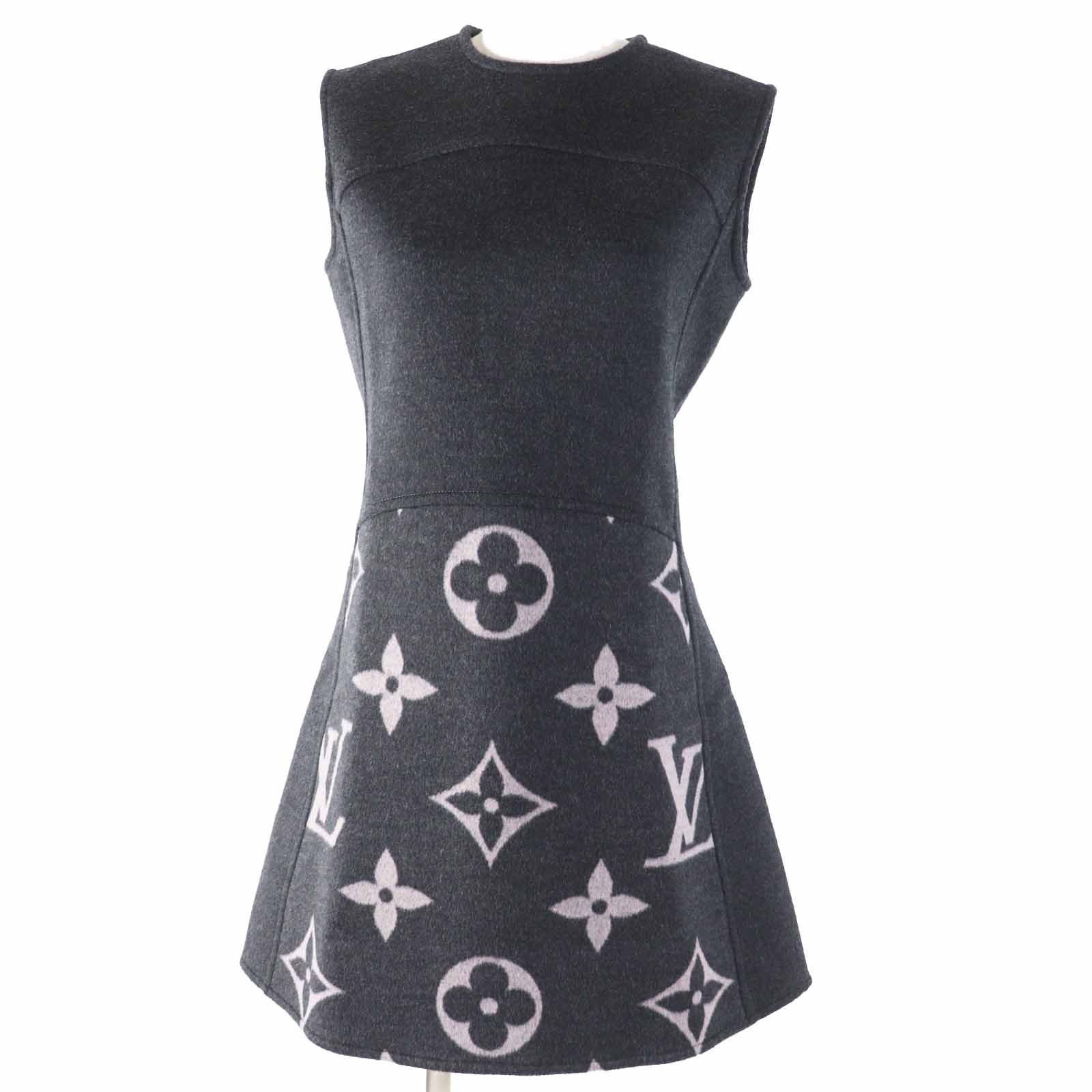 Louis Vuitton Wool Dress LuxUness Louis Vuitton Wool Dress LuxUness