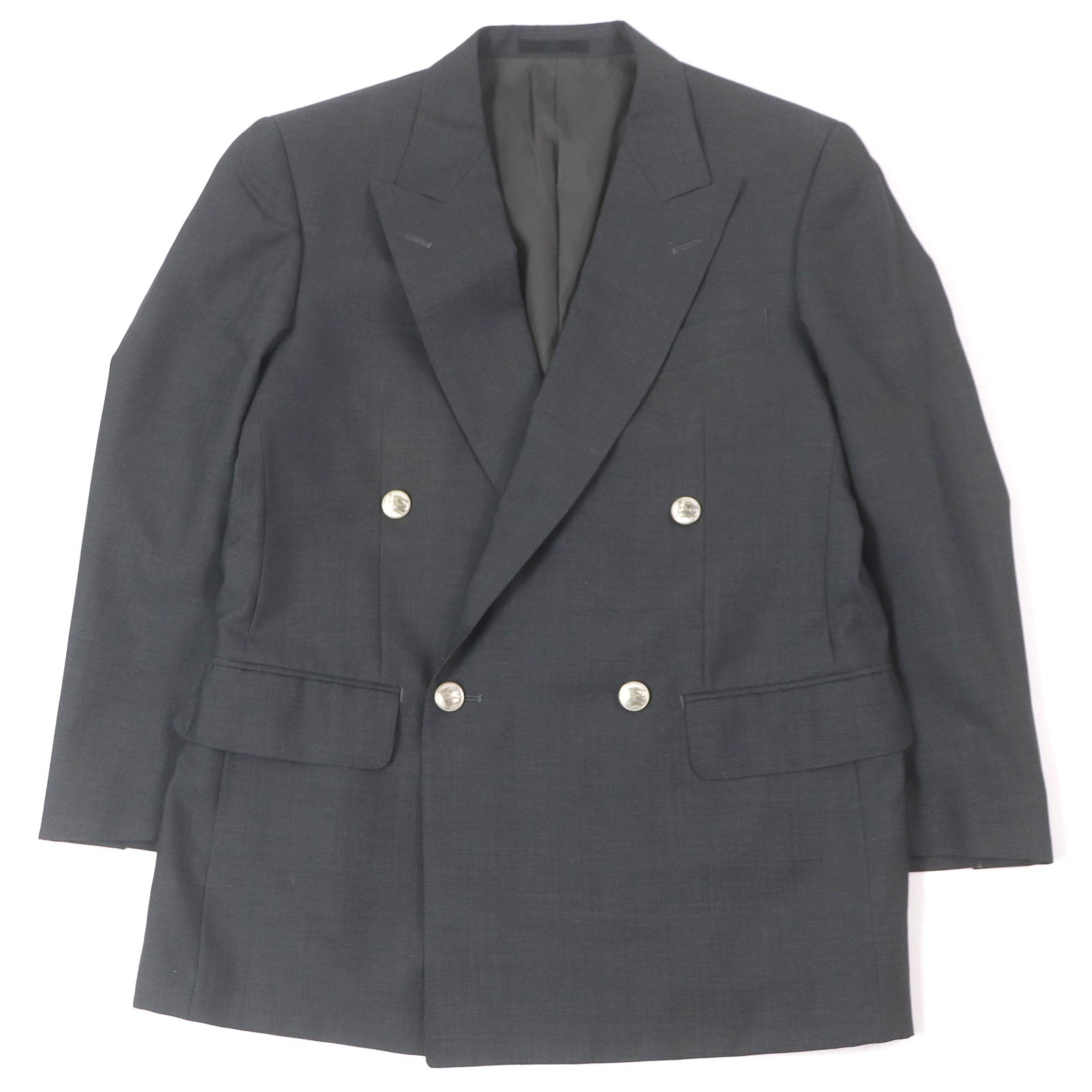 Burberry London Emblem Wool Mohair Tailored Jacket
