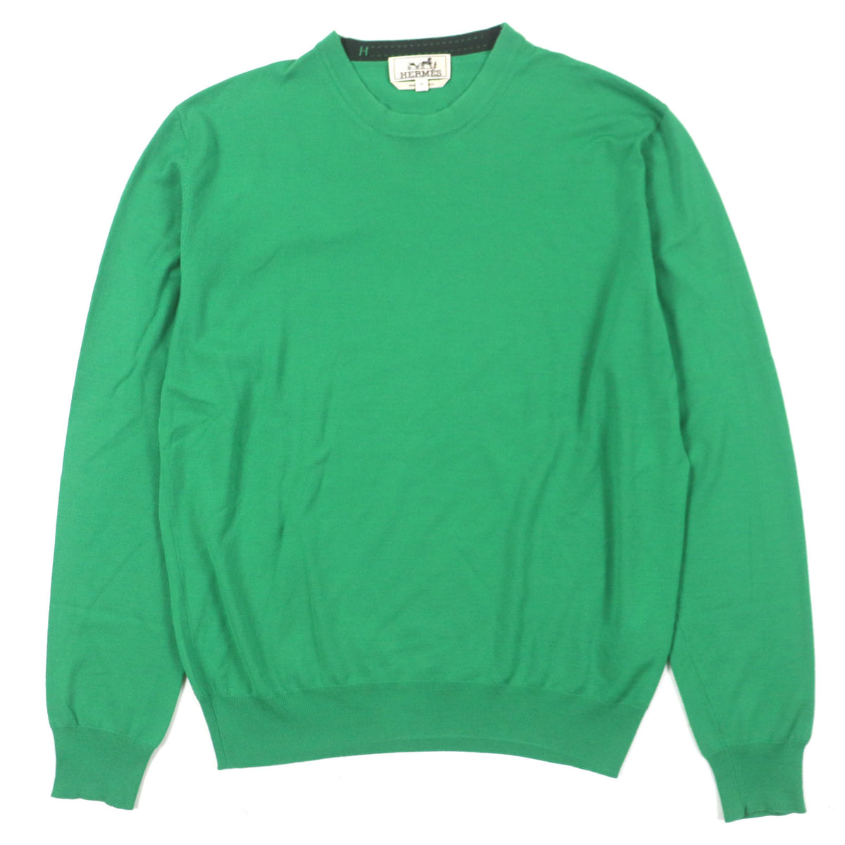 Hermes H embroidery Wool Knit