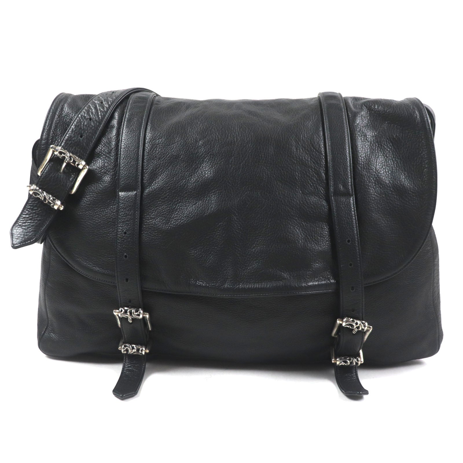 CHROME HEARTS G BENSIMONE Leather Shoulder Bag