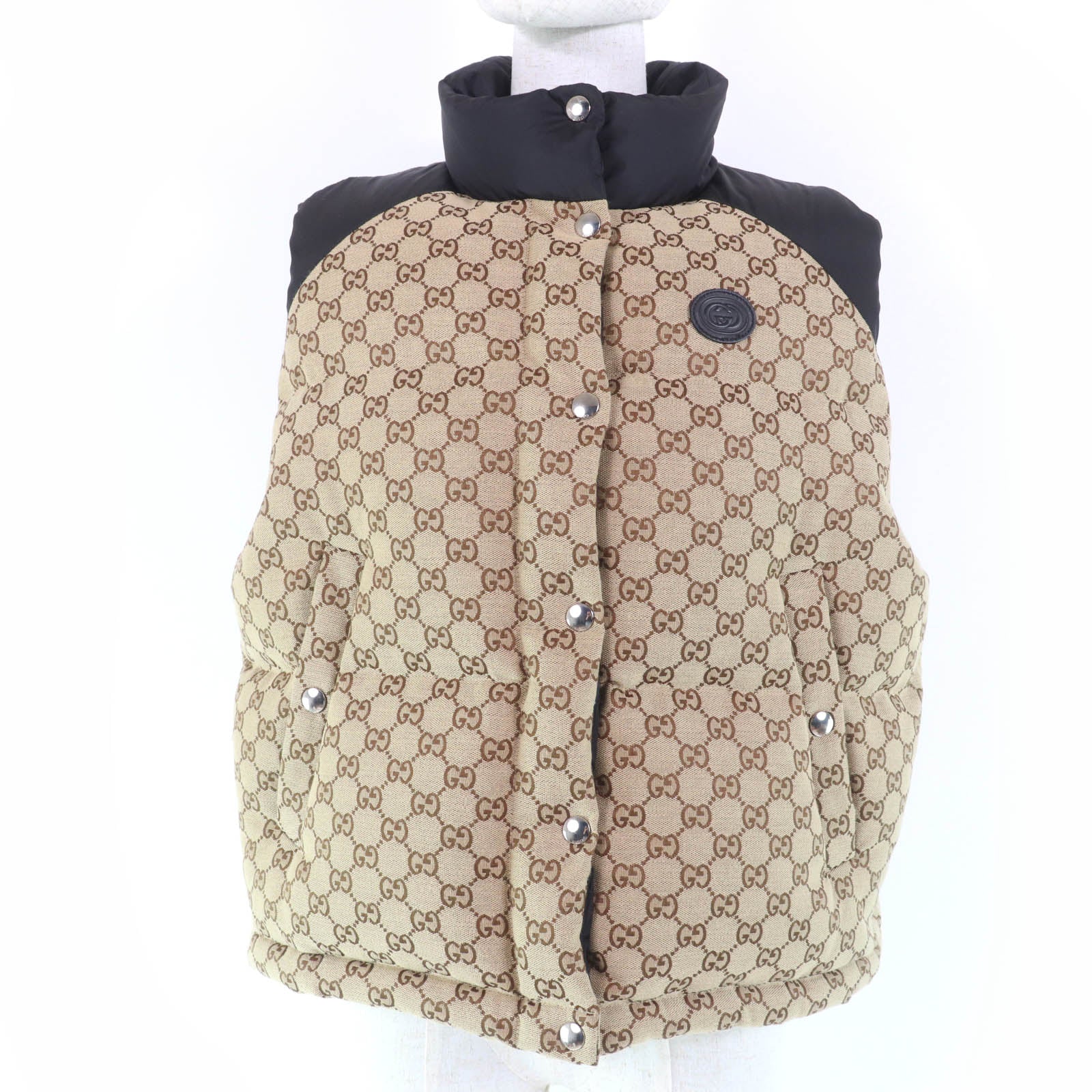 Gucci GG cotton canvas down vest