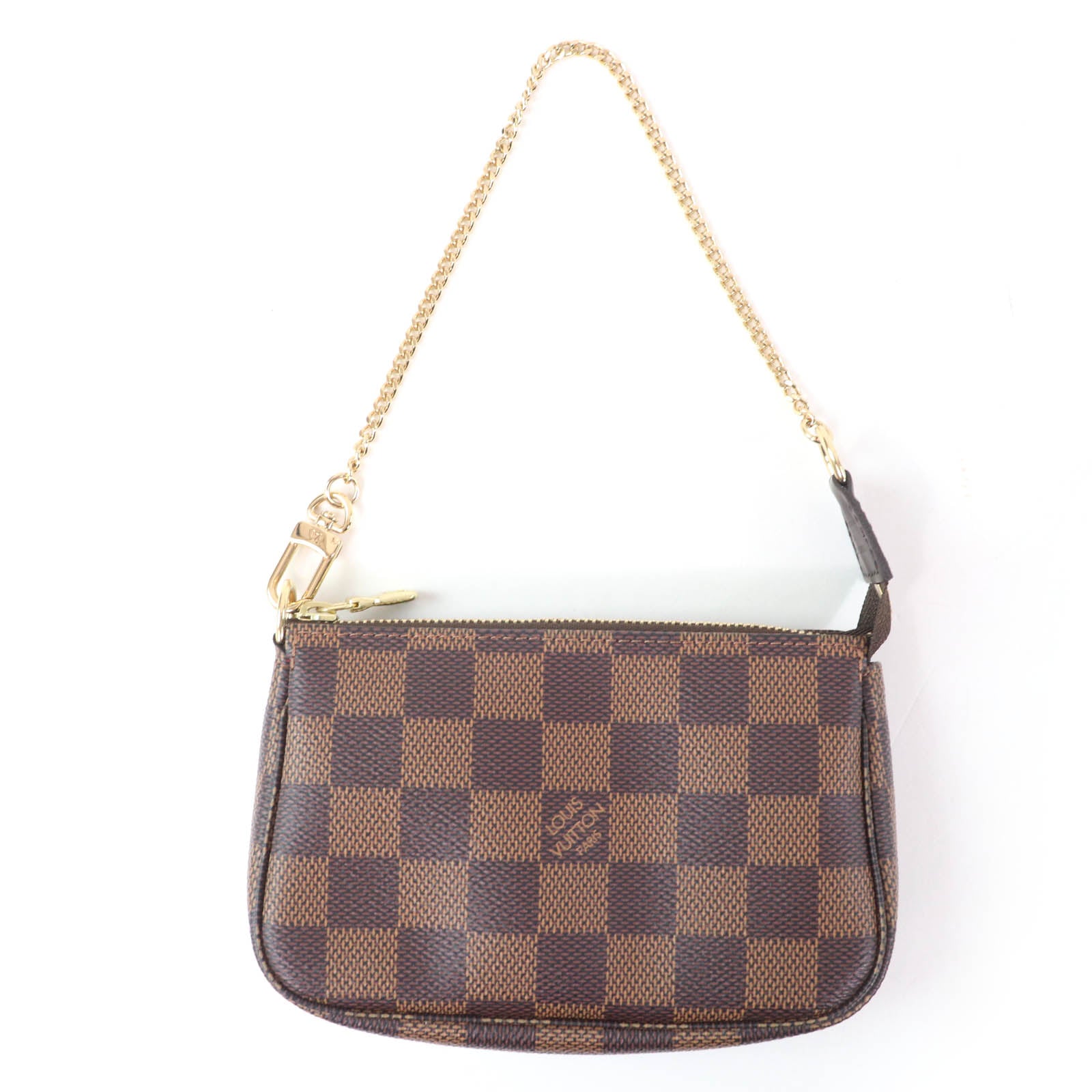 Louis Vuitton Mini Pochette Accessoires Damier Ebene Pouch