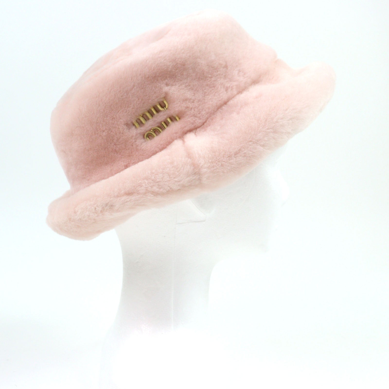 MIUMIU Mouton Shearling Bucket Hat