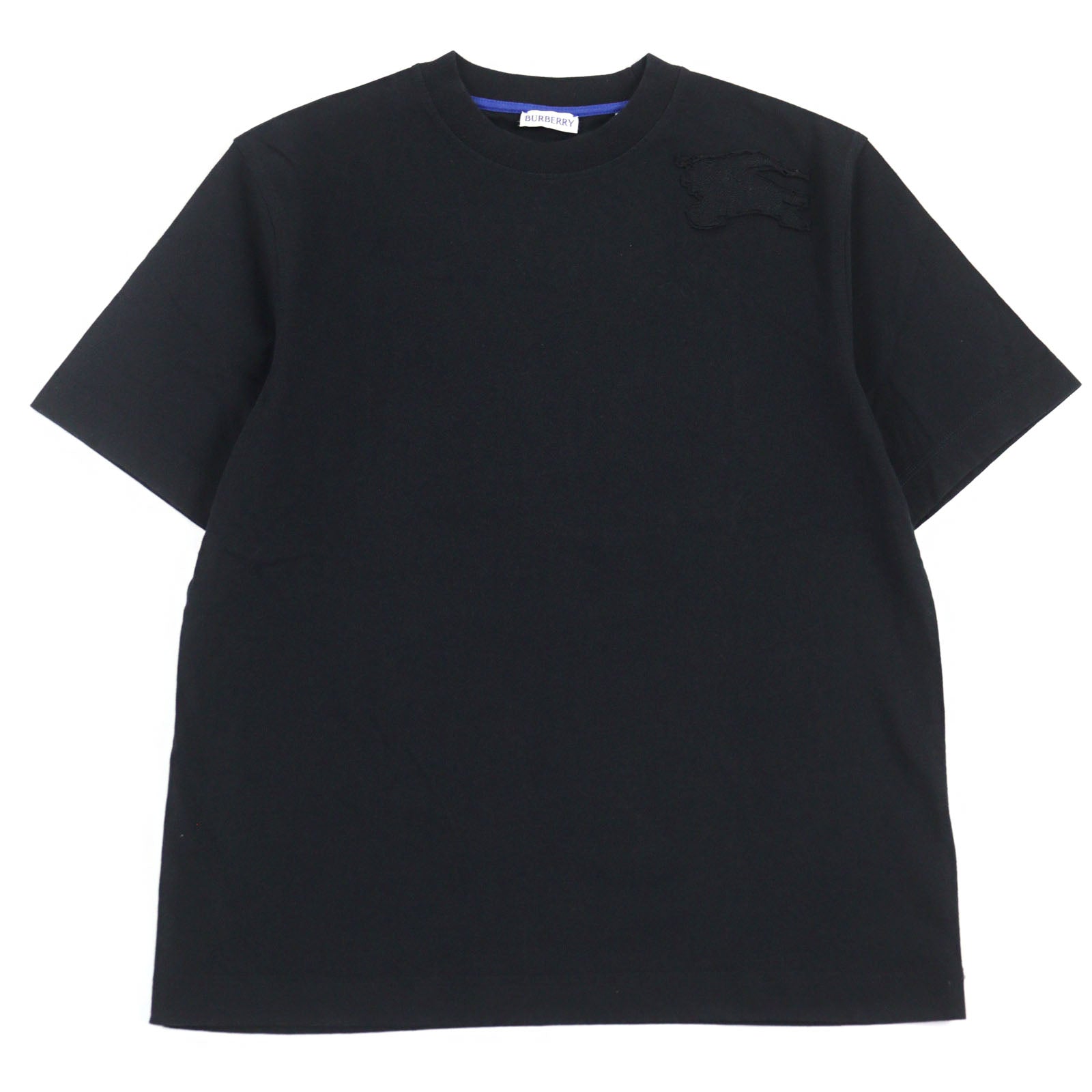 Burberry Logo embroidered with Equestrian Knight patch Cotton T-shirt