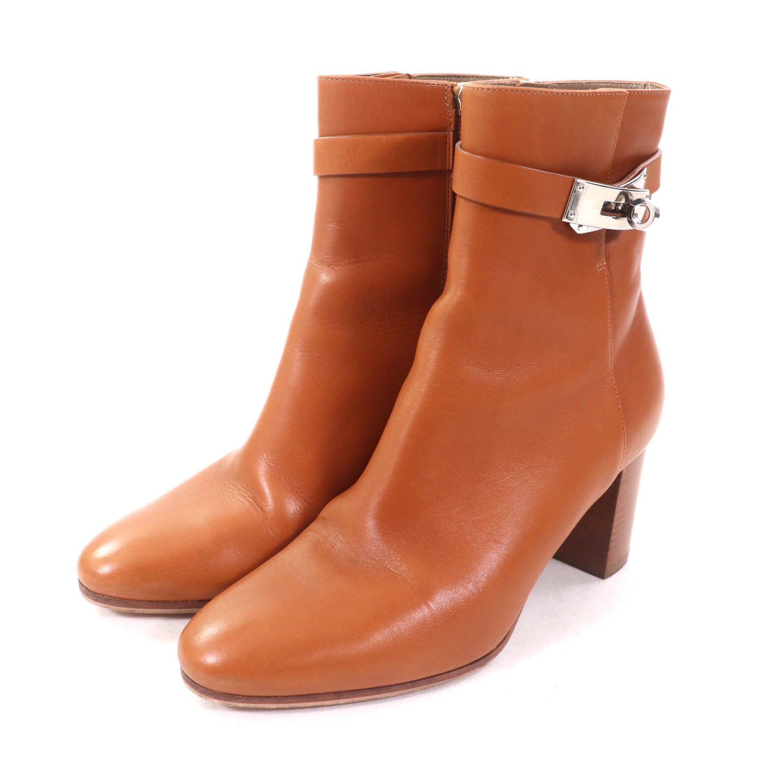 Hermes Saint Germain Kelly Metal Leather Boots