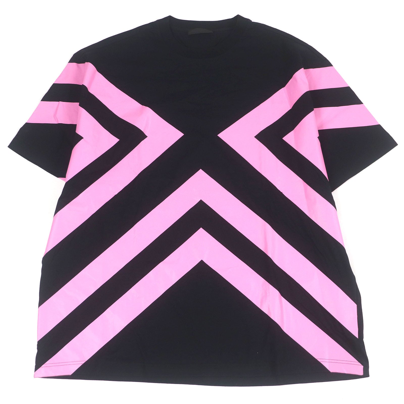 Prada Triangle Logo Cotton T-shirt