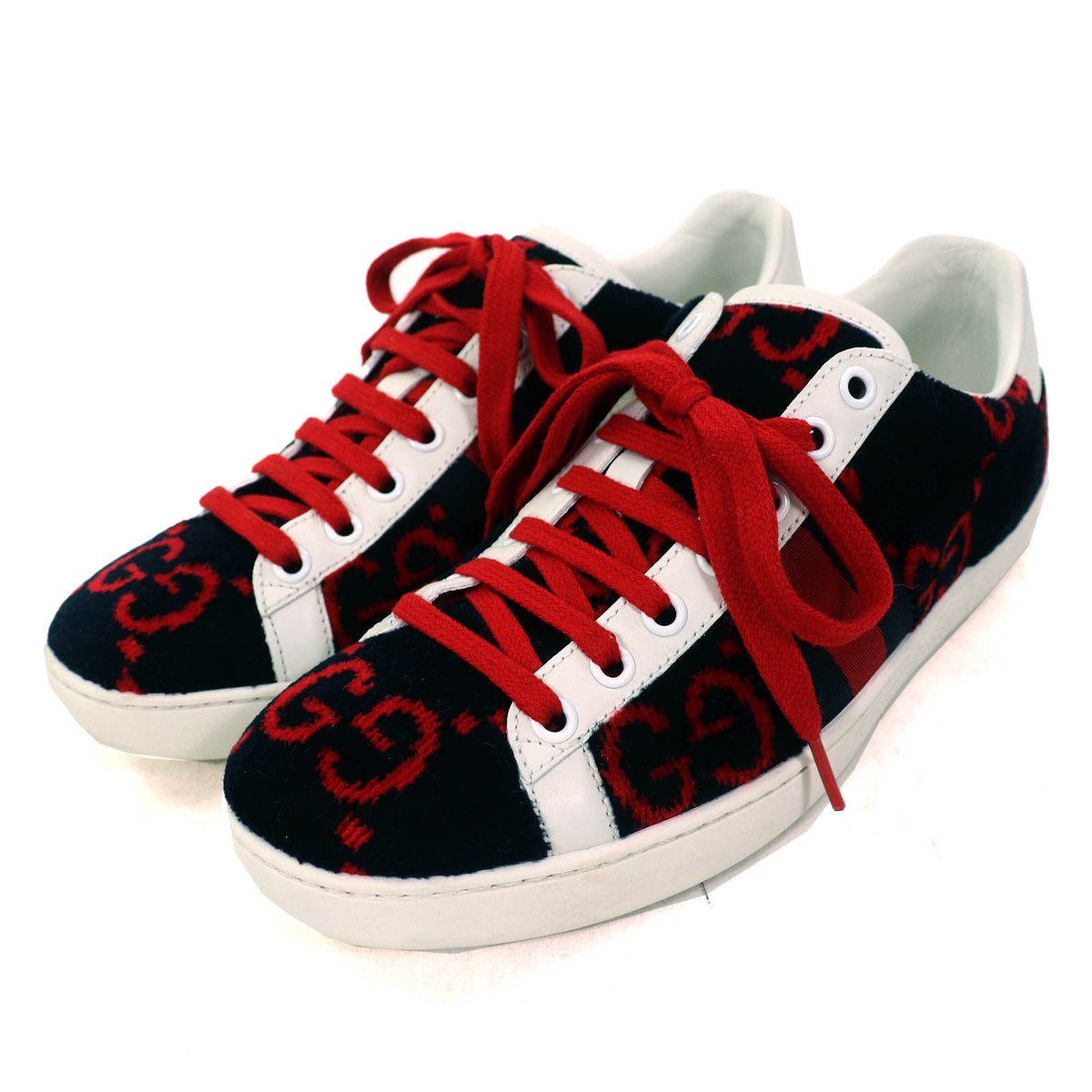 Gucci Low cut sneakers Terry cloth GG pattern sneakers