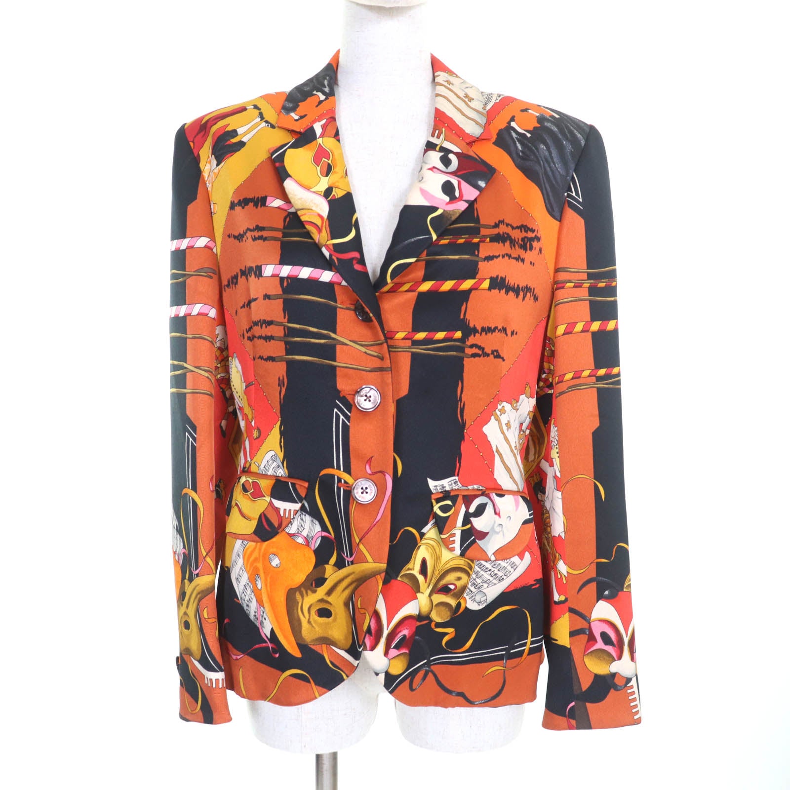 Hermes Le Carnaval de Venise Silk Jacket