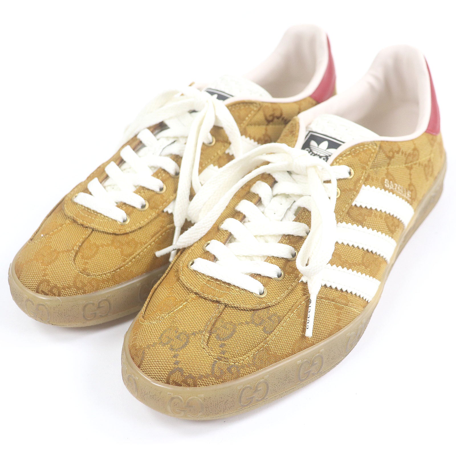 Gucci×adidas GAZELLE GG canvas Low Cut Sneakers – LuxUness