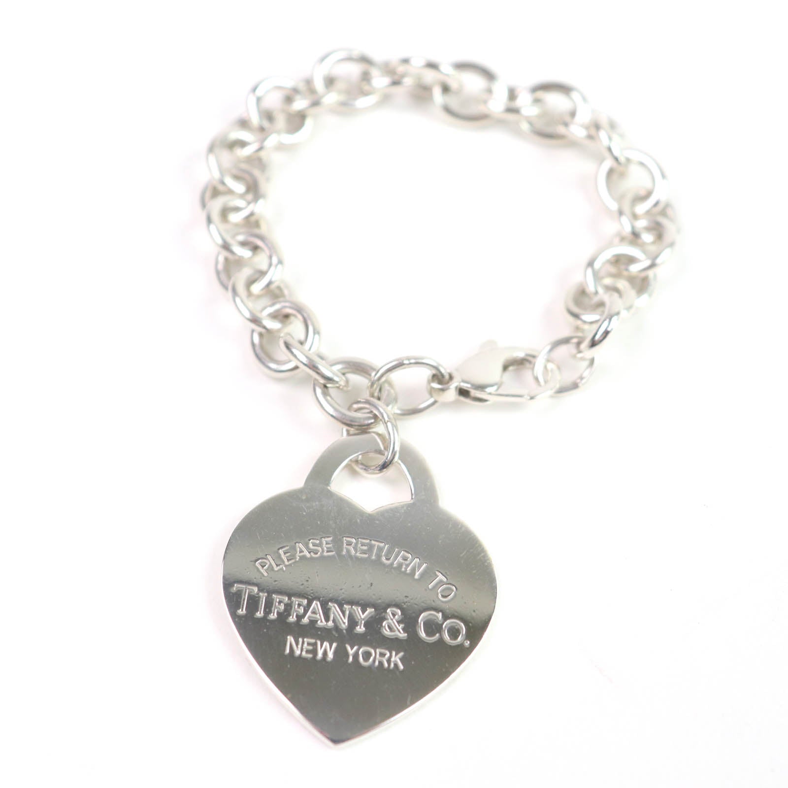 Tiffany&Co. Heart Tag Silver 925 Bracelet