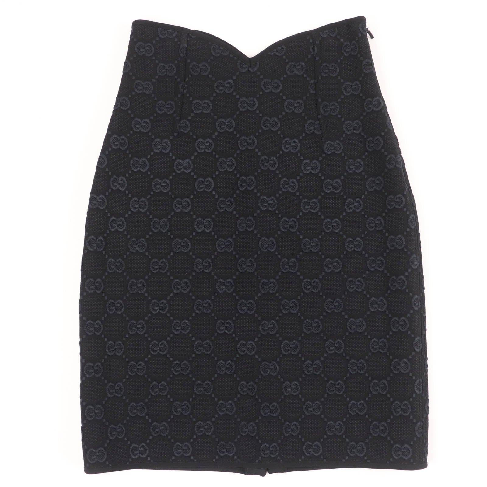 Gucci GG Viscose Crepe Skirt