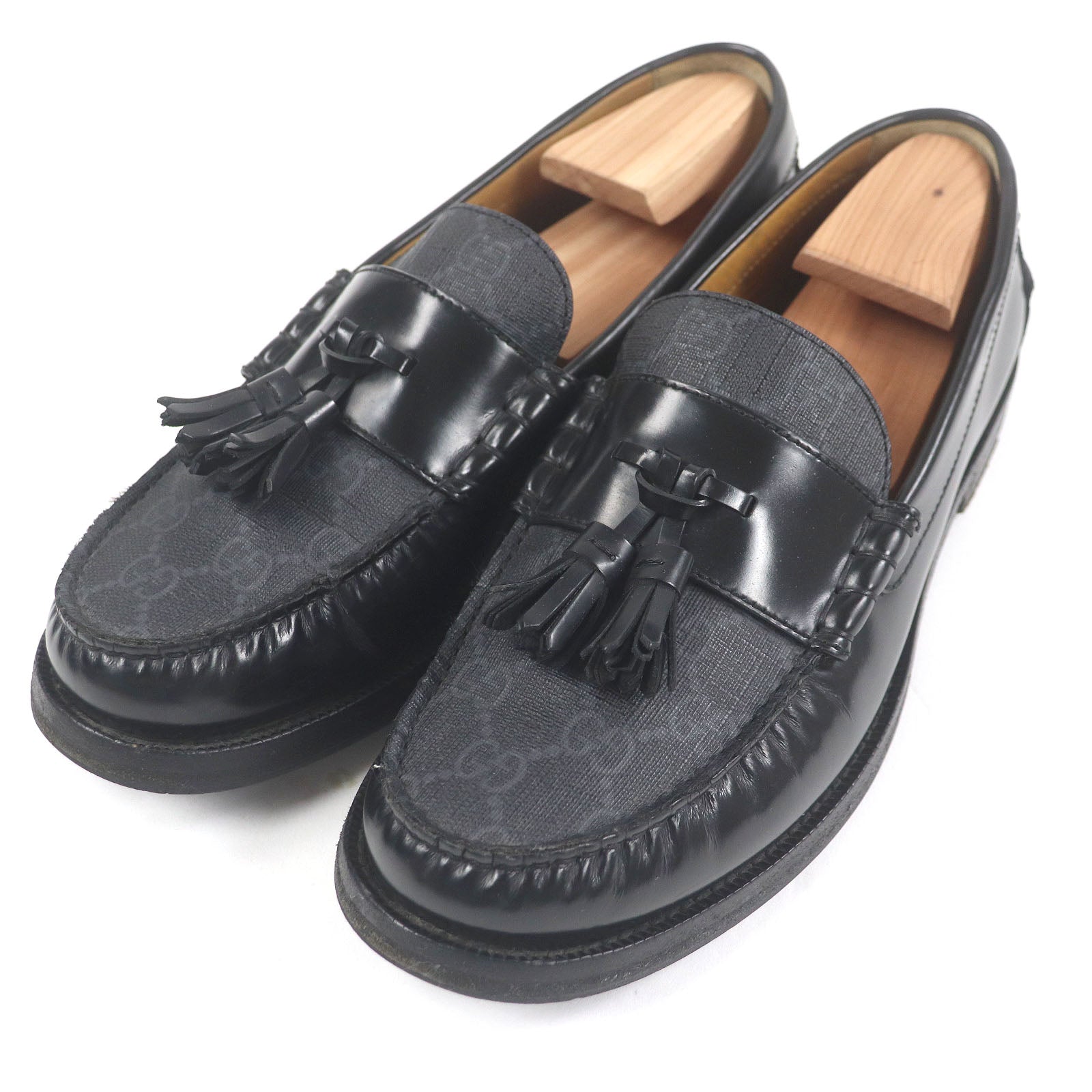 Gucci GG Supreme Leather Loafers