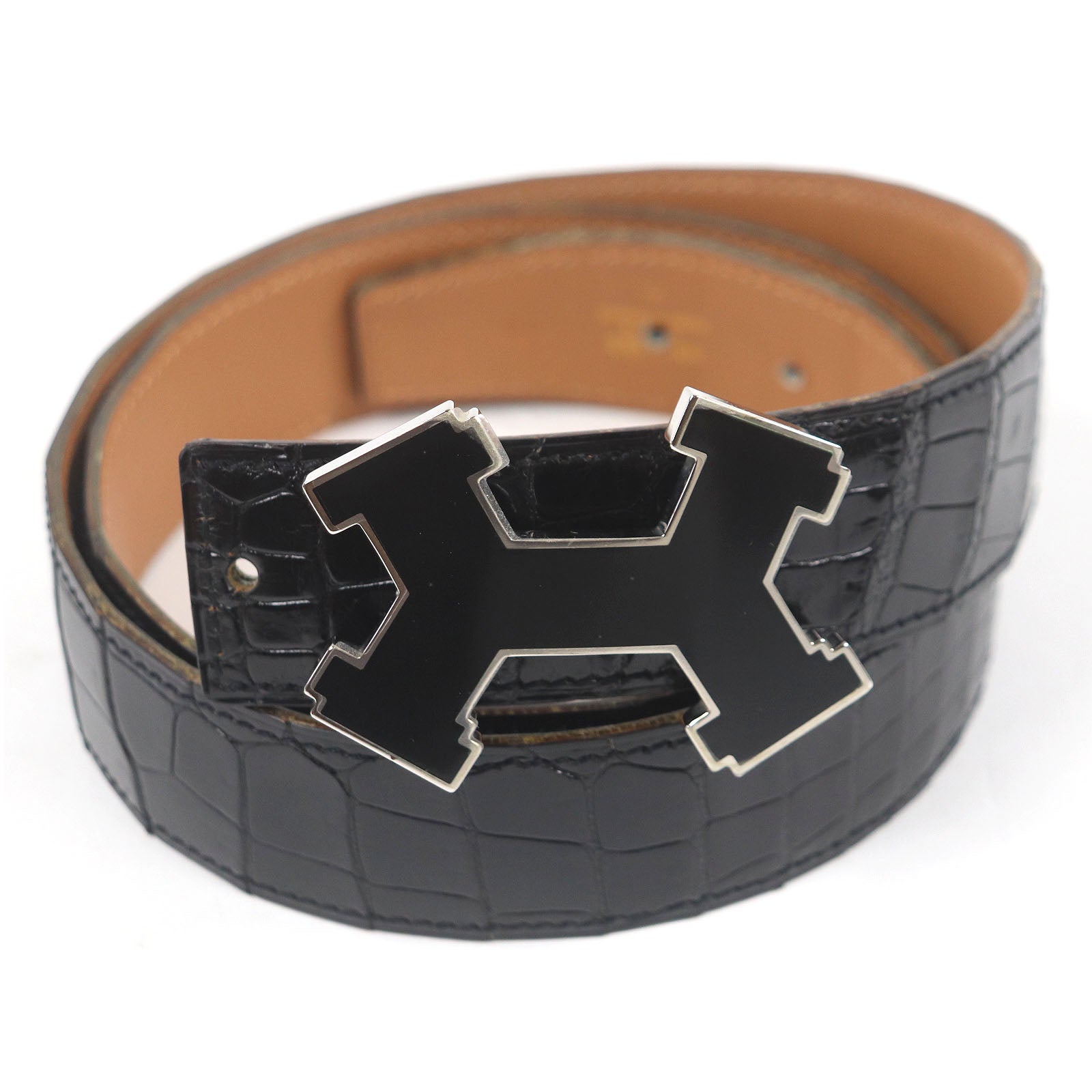 Hermes Crocodile Belt