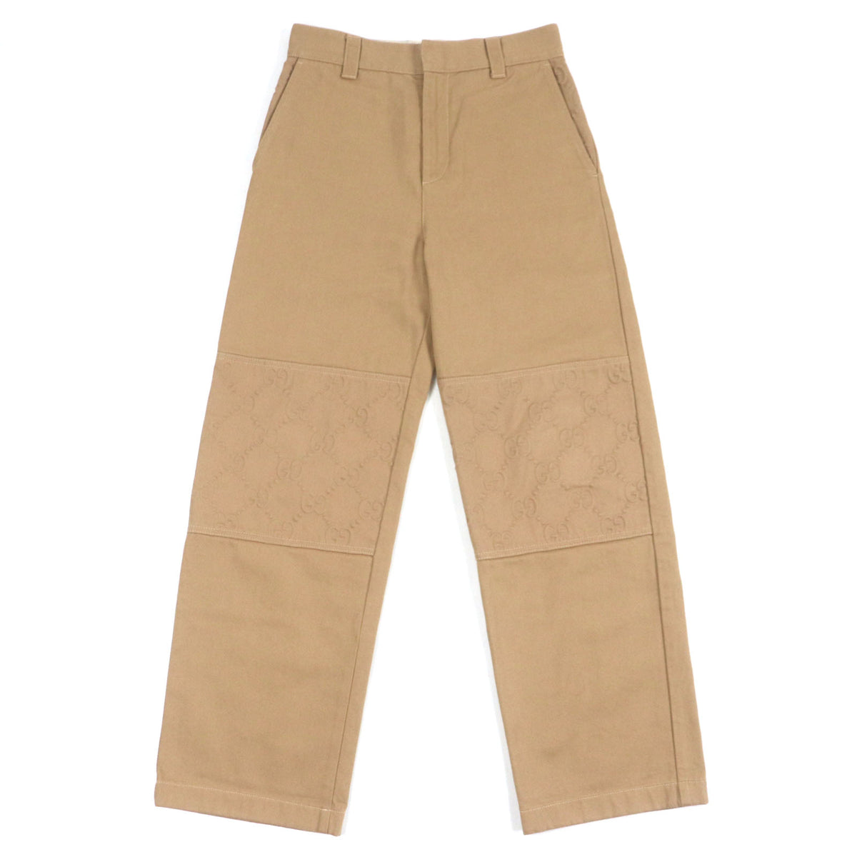 Gucci Embossed GG logo Organic Cotton Denim Pants