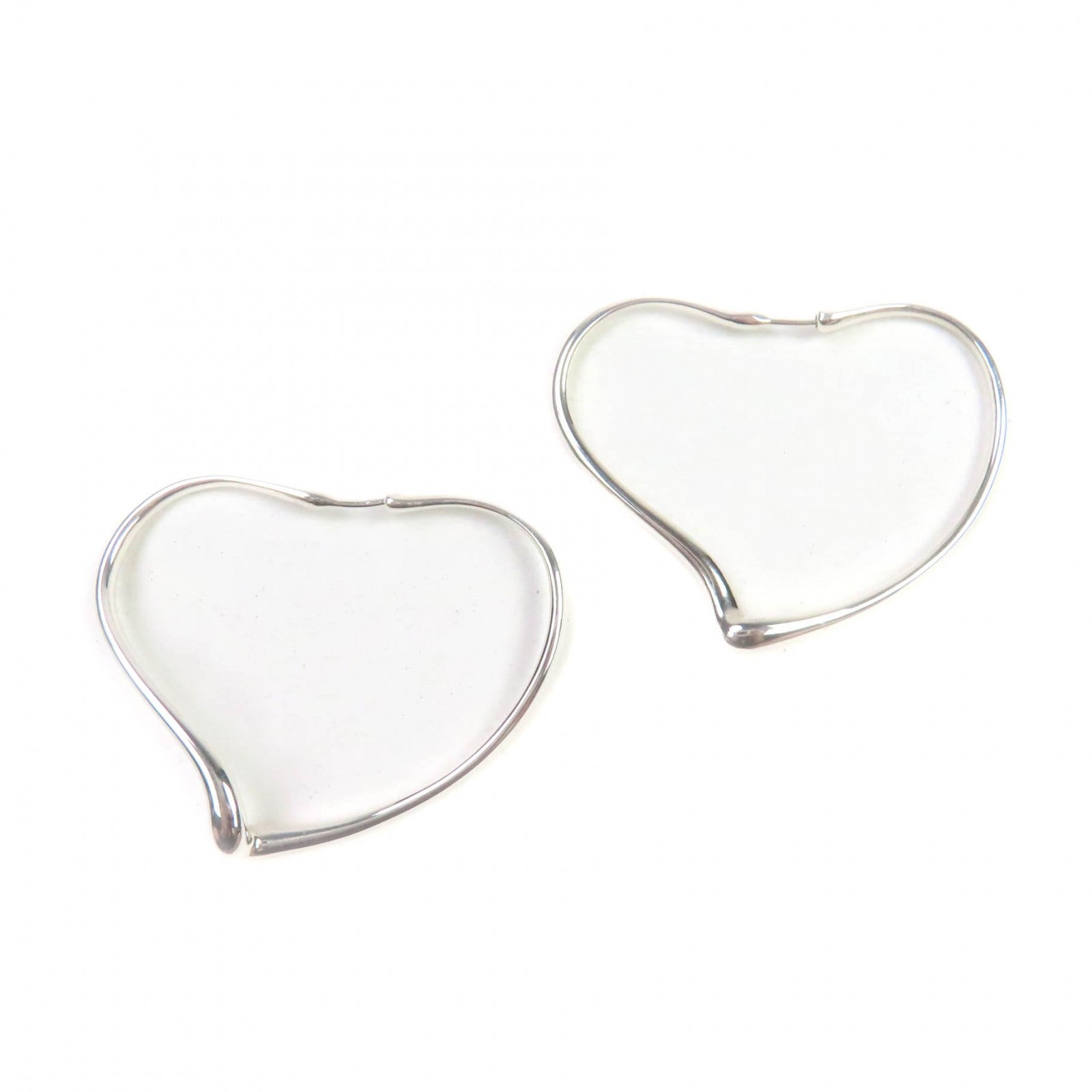 Tiffany&Co. Open Heart Silver 925 Earrings