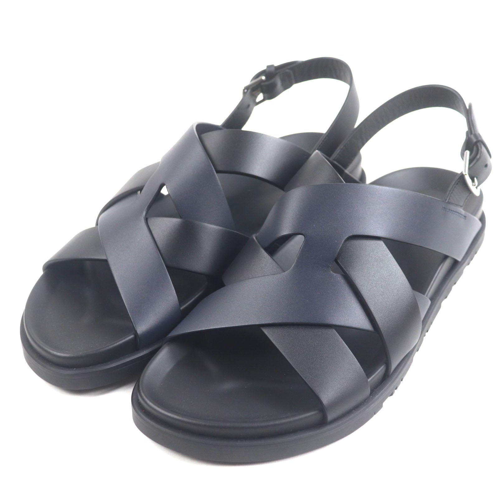 Hermes Hercules Leather Sandals