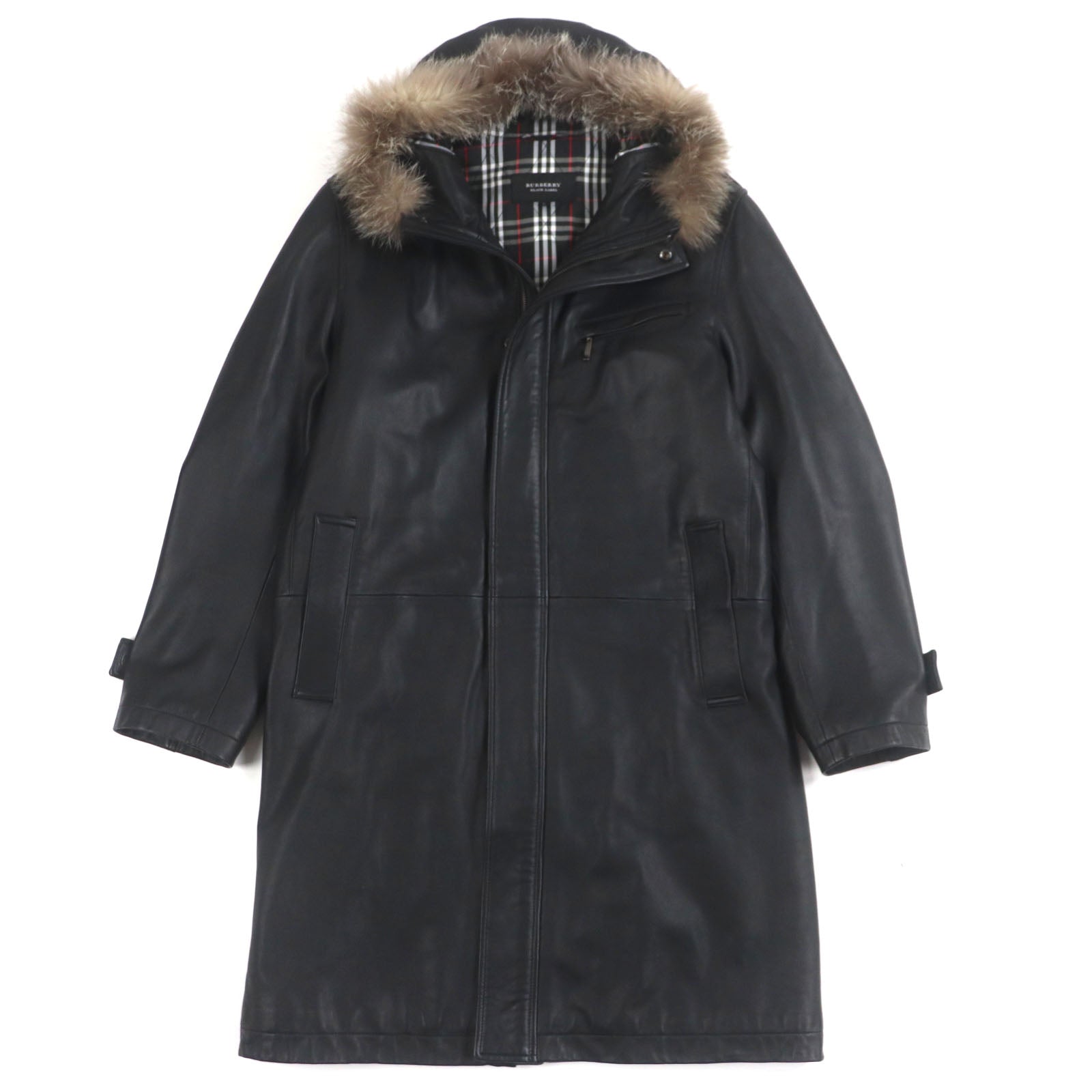 Burberry Black Label Sheep Leather Coat