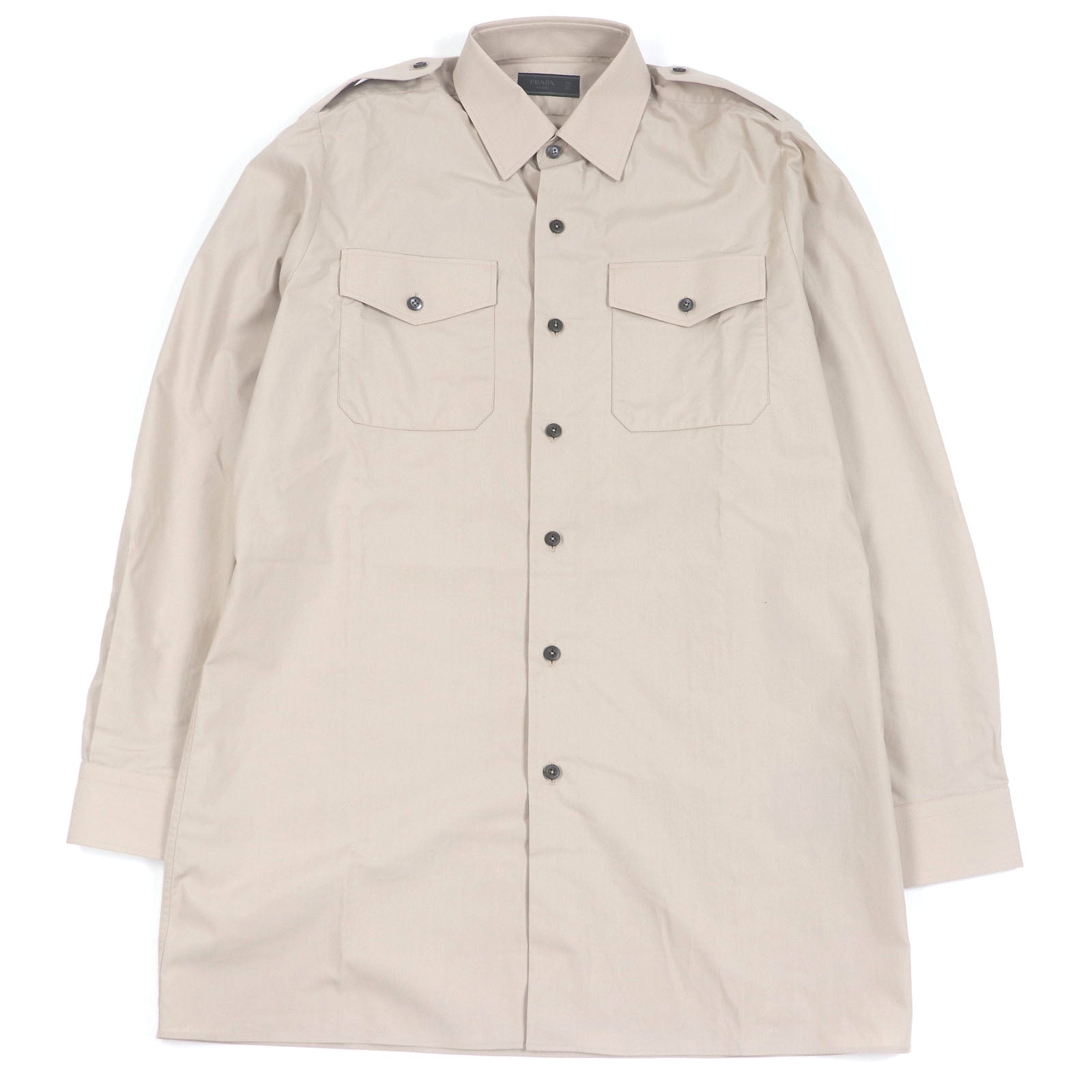 PRADA Long Sleeve Shirt Cotton Shirt