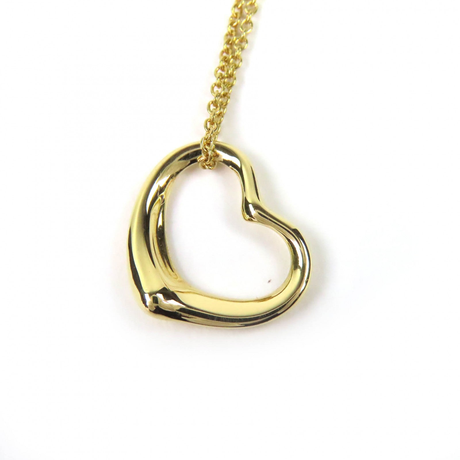 Tiffany&Co. Open Heart Au750 Necklace