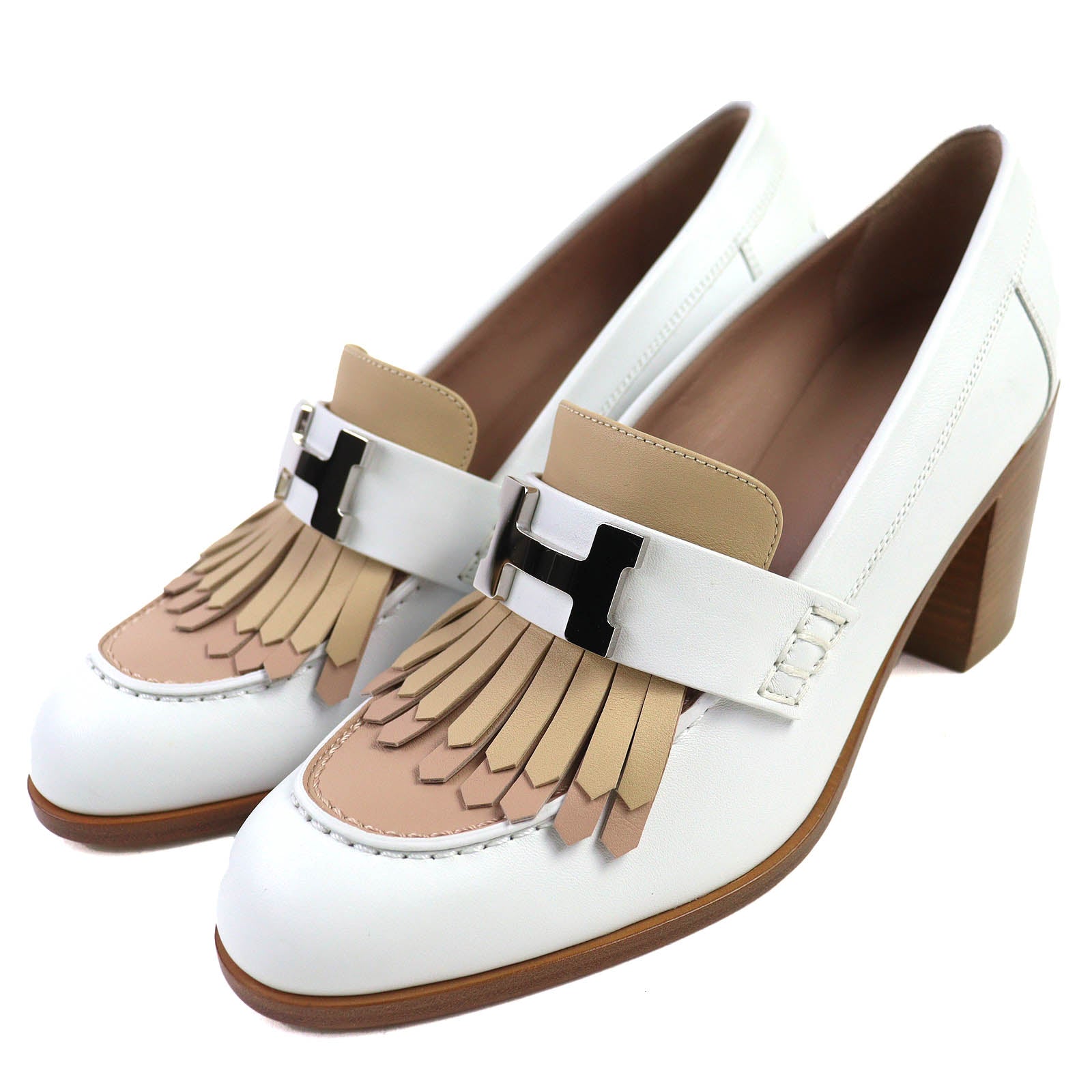 Hermes Elysee Leather Pumps