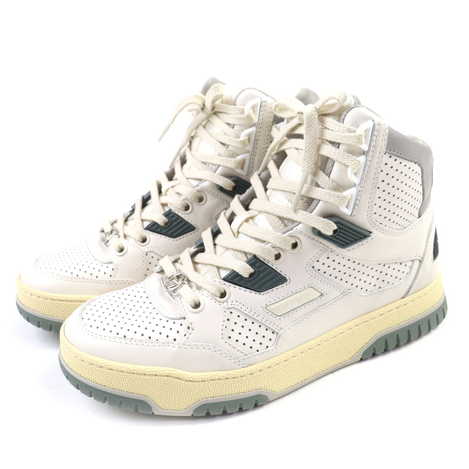 Gucci Interlocking G Leather High-top Sneakers