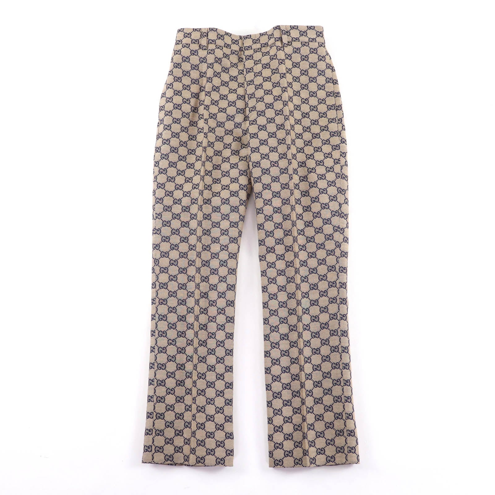Gucci GG Jacquard Linen Pants