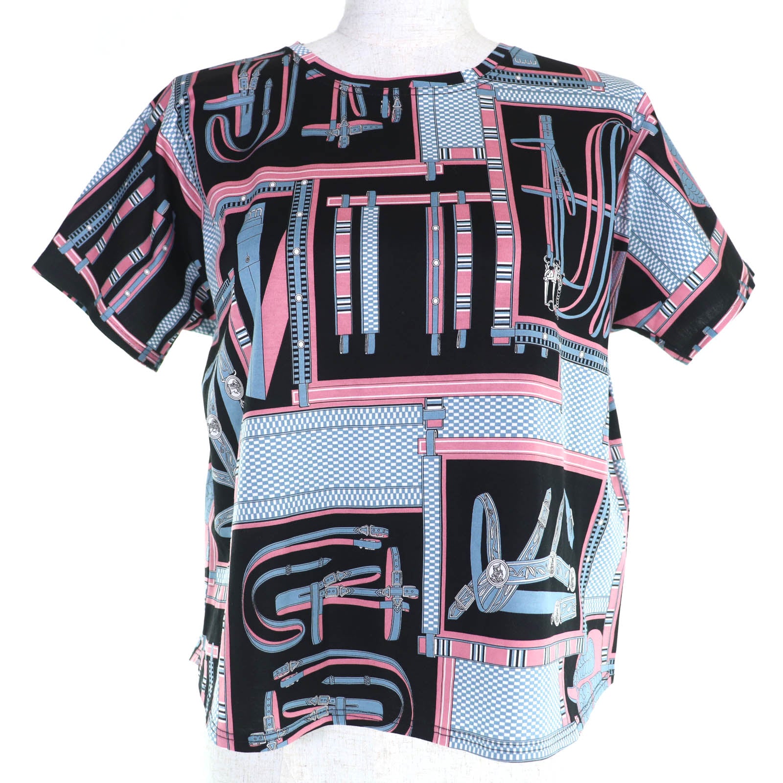 Hermès Lettres Equestres Cotton T-shirt36