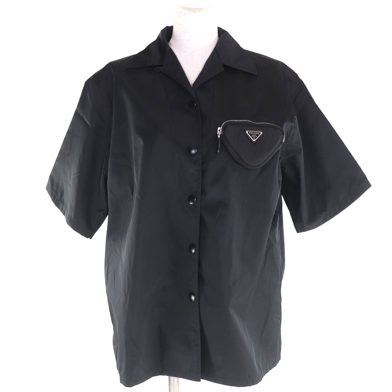 Prada Recycled Polyamide Short Sleeve Shirt