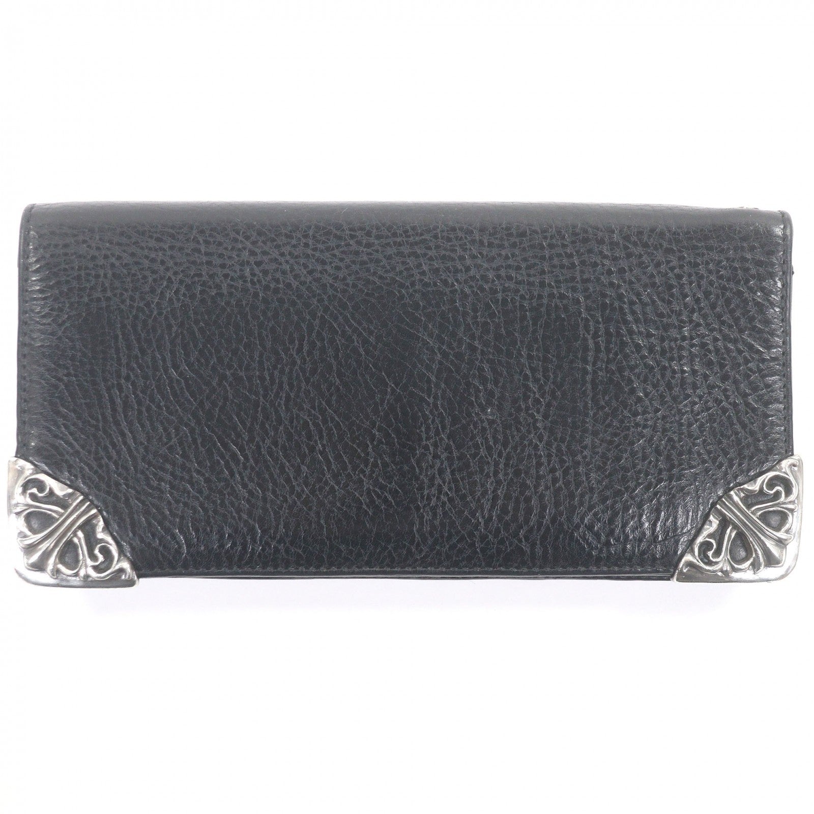 Chrome Hearts Leather Long Wallet