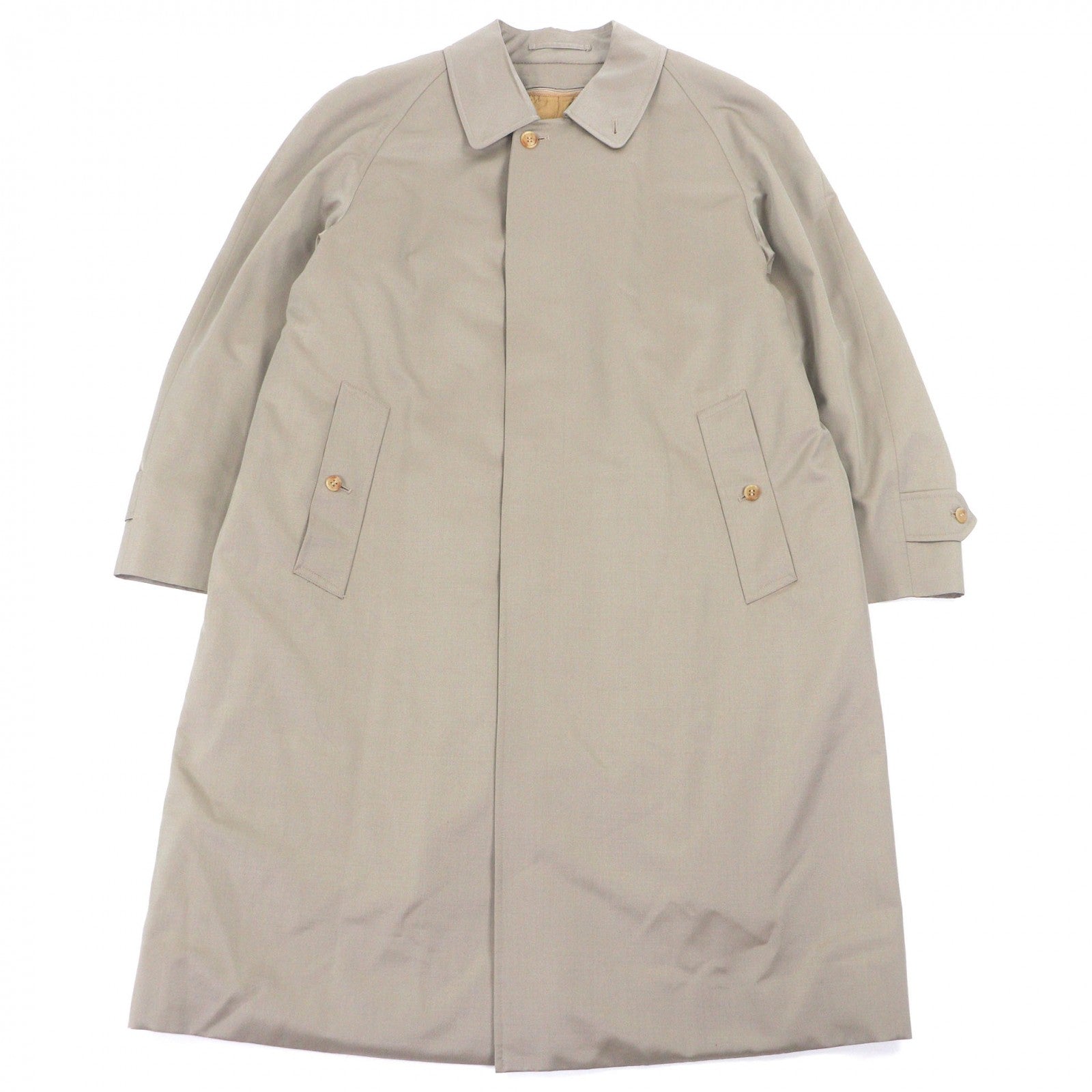 Burberrys Nova Check Pattern Silk Wool Coat