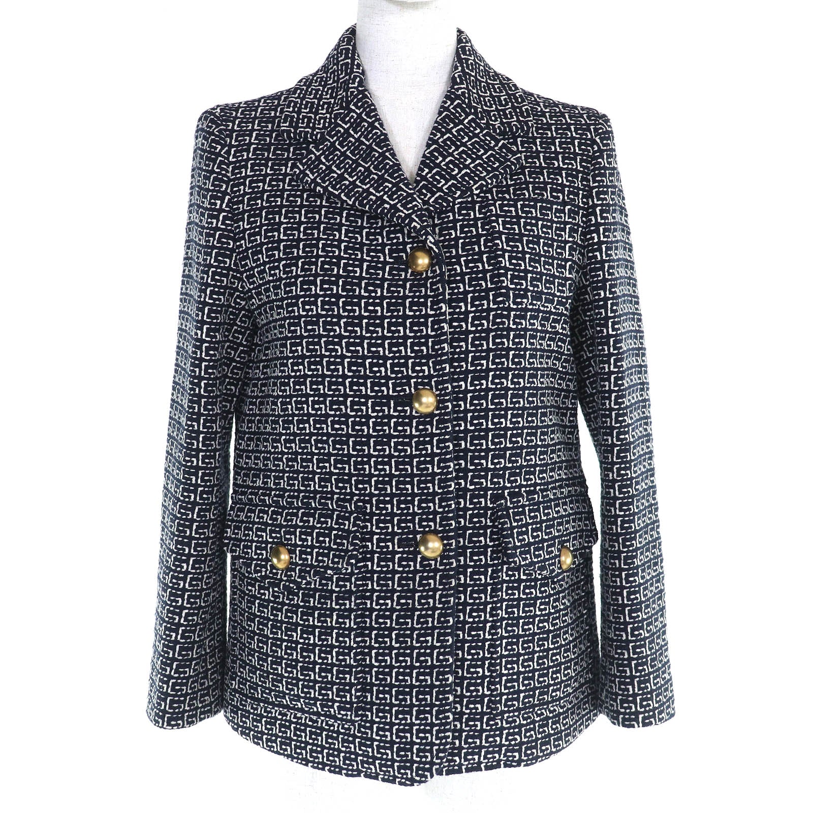 Gucci GG Signature Jacquard Wool Jacket
