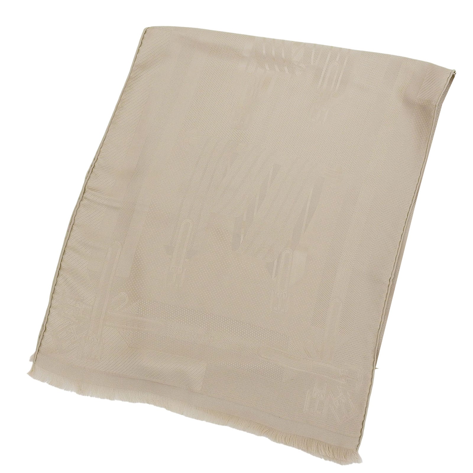 Hermès LES SANGLES Silk Scarf
