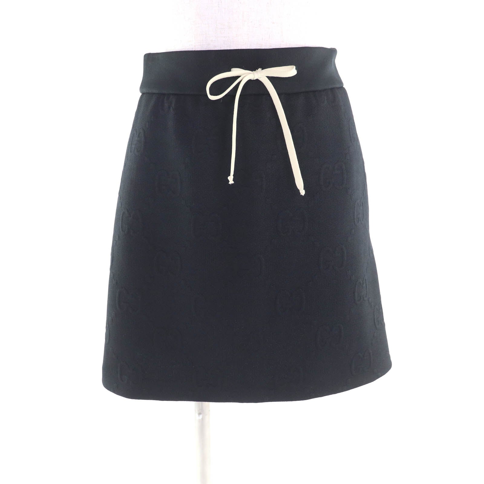 Gucci GG pattern jersey jacquard polyester skirt