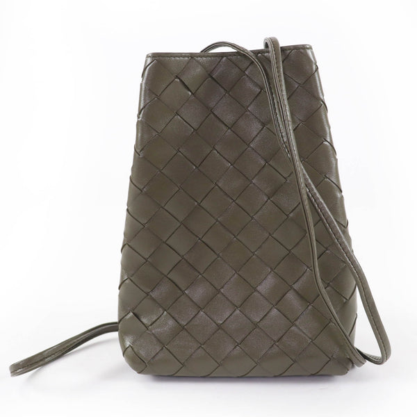 Bottega Veneta intrecciato leather shoulder bag