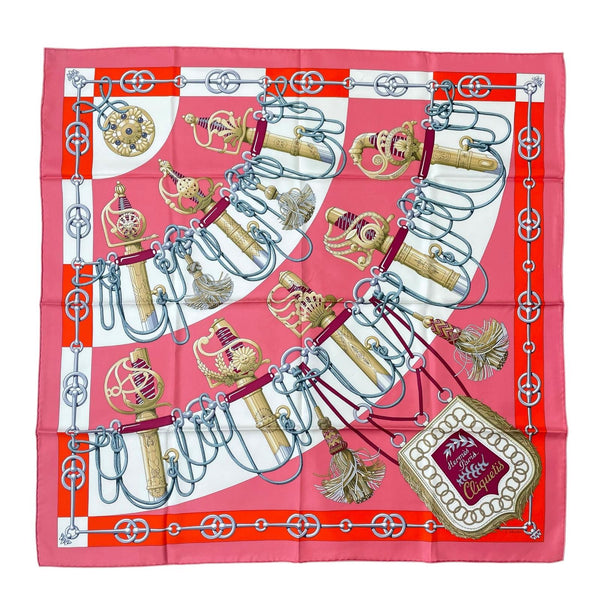 Hermes Cliquetis Silk Scarf
