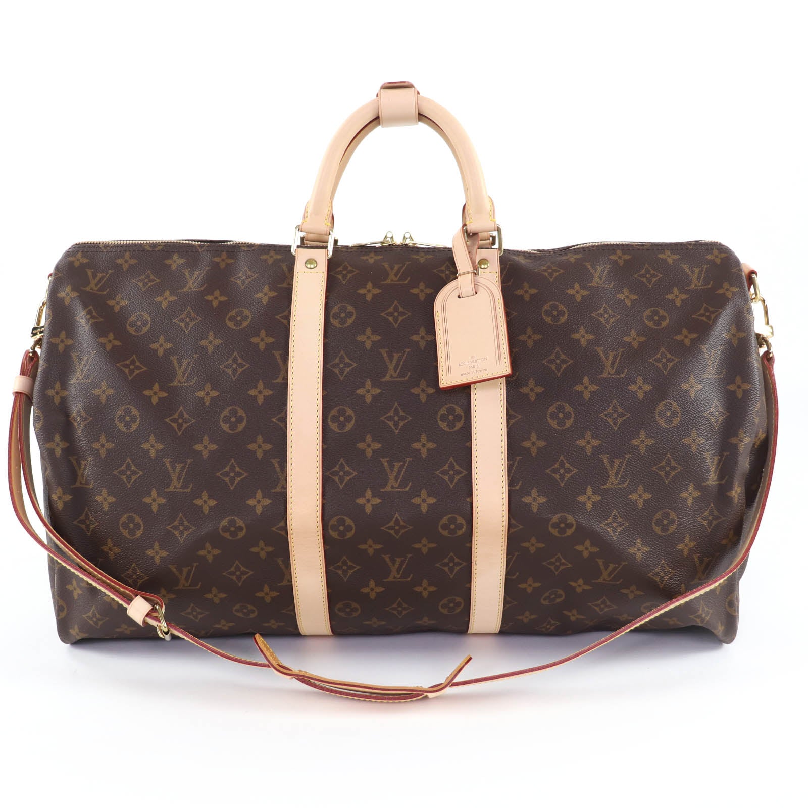 Louis Vuitton Keepall Bandouliere Monogram Boston Bag