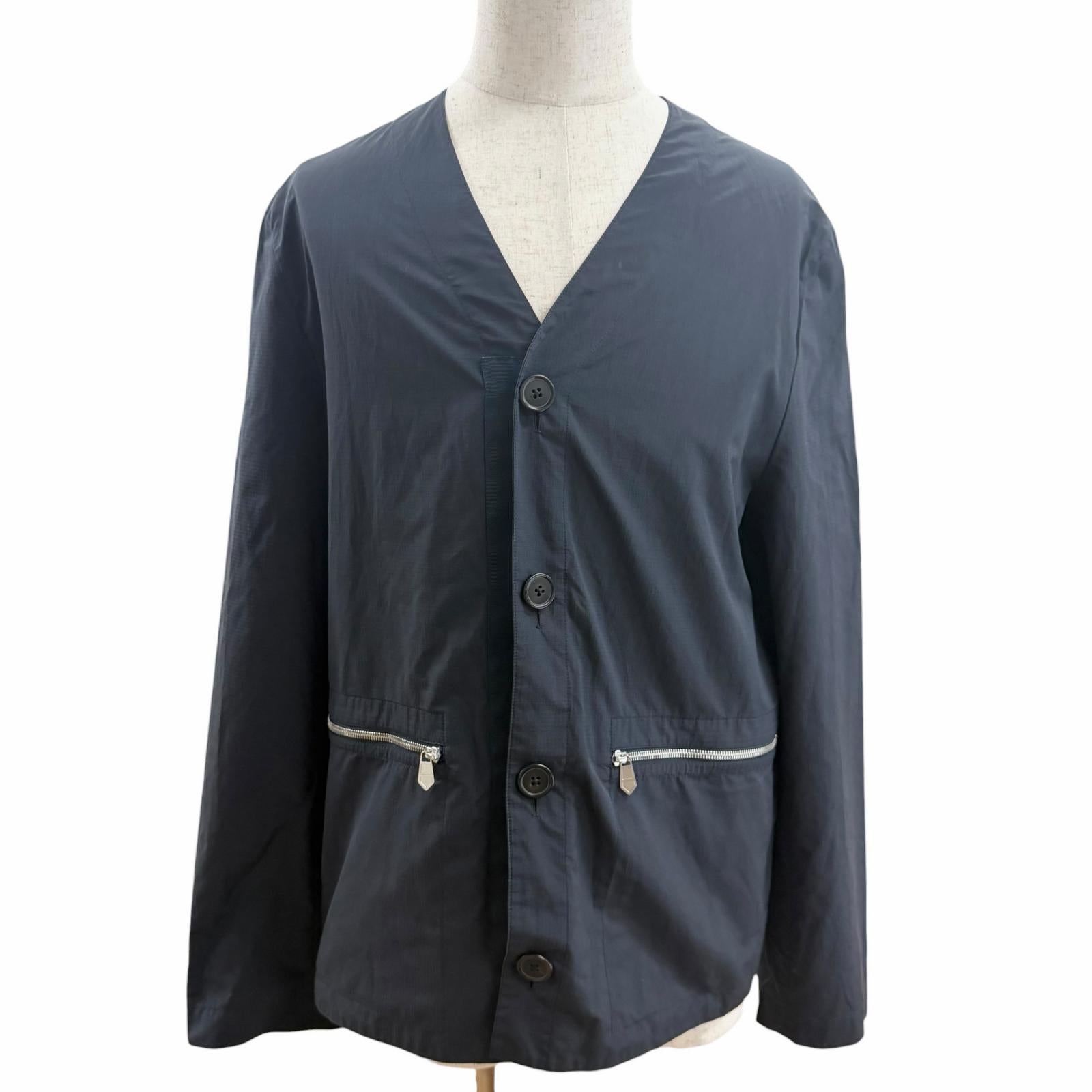 Hermes Cotton Polyester Collarless Jacket