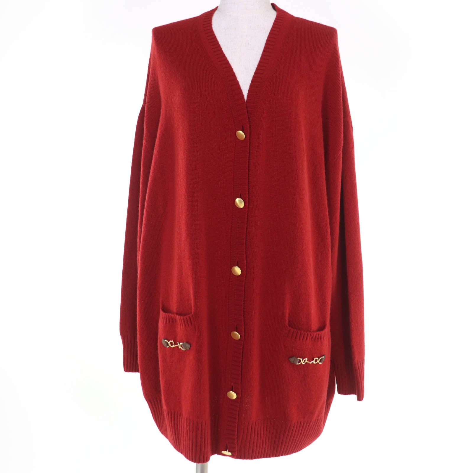Gucci Horsebit Metal Cashmere Cardigan