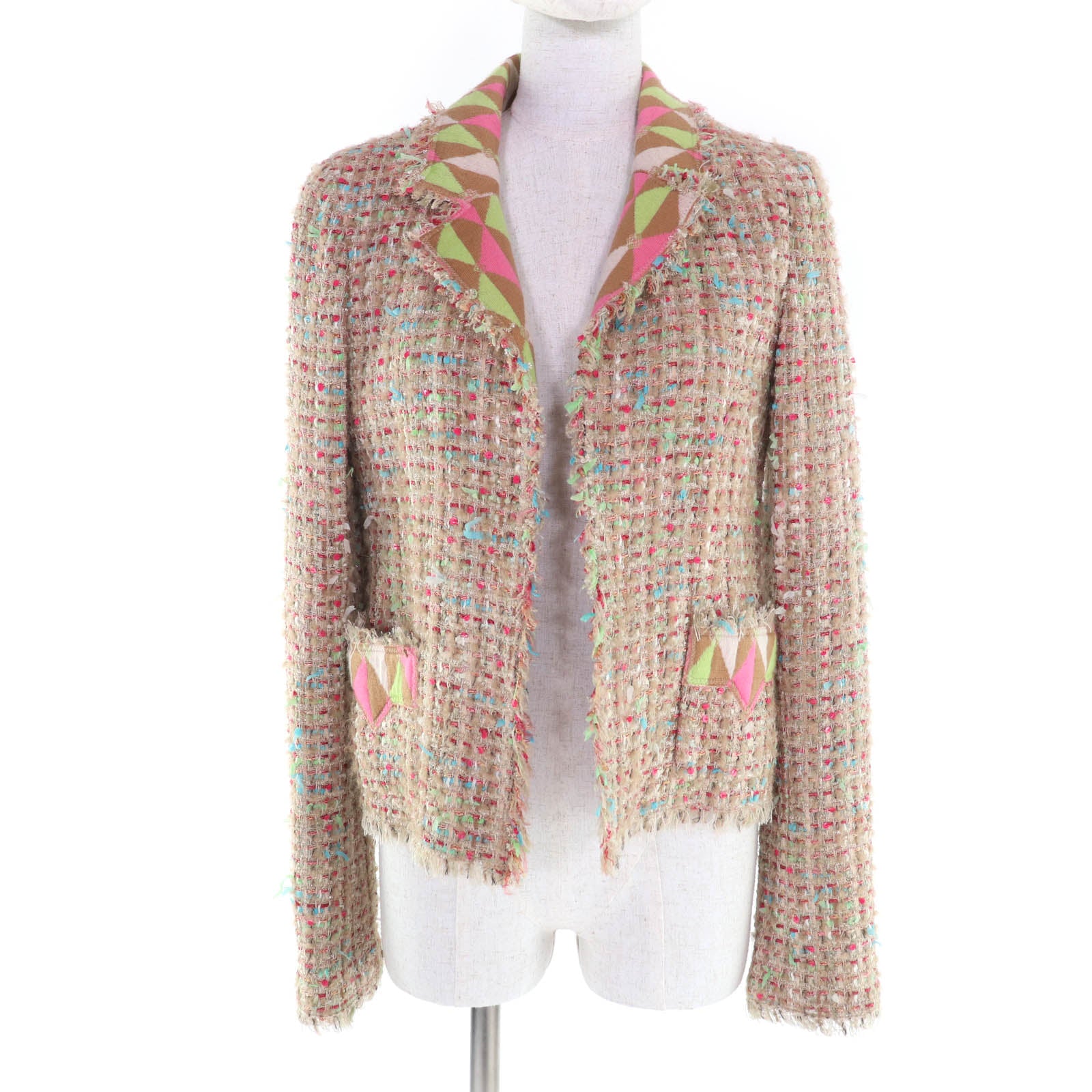 CHANEL Blouson Nylon Blend Jacket