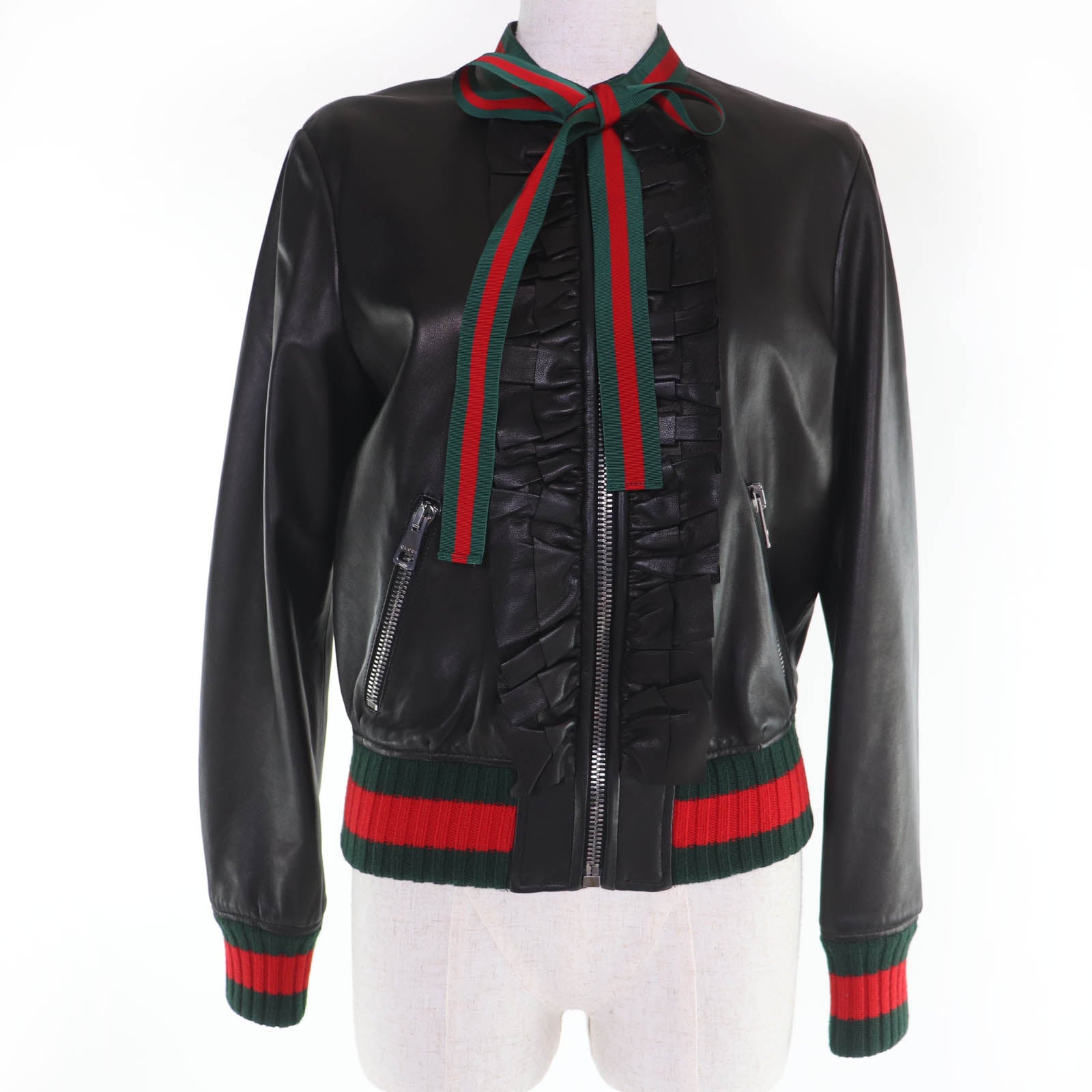 Gucci Leather Jacket Coat
