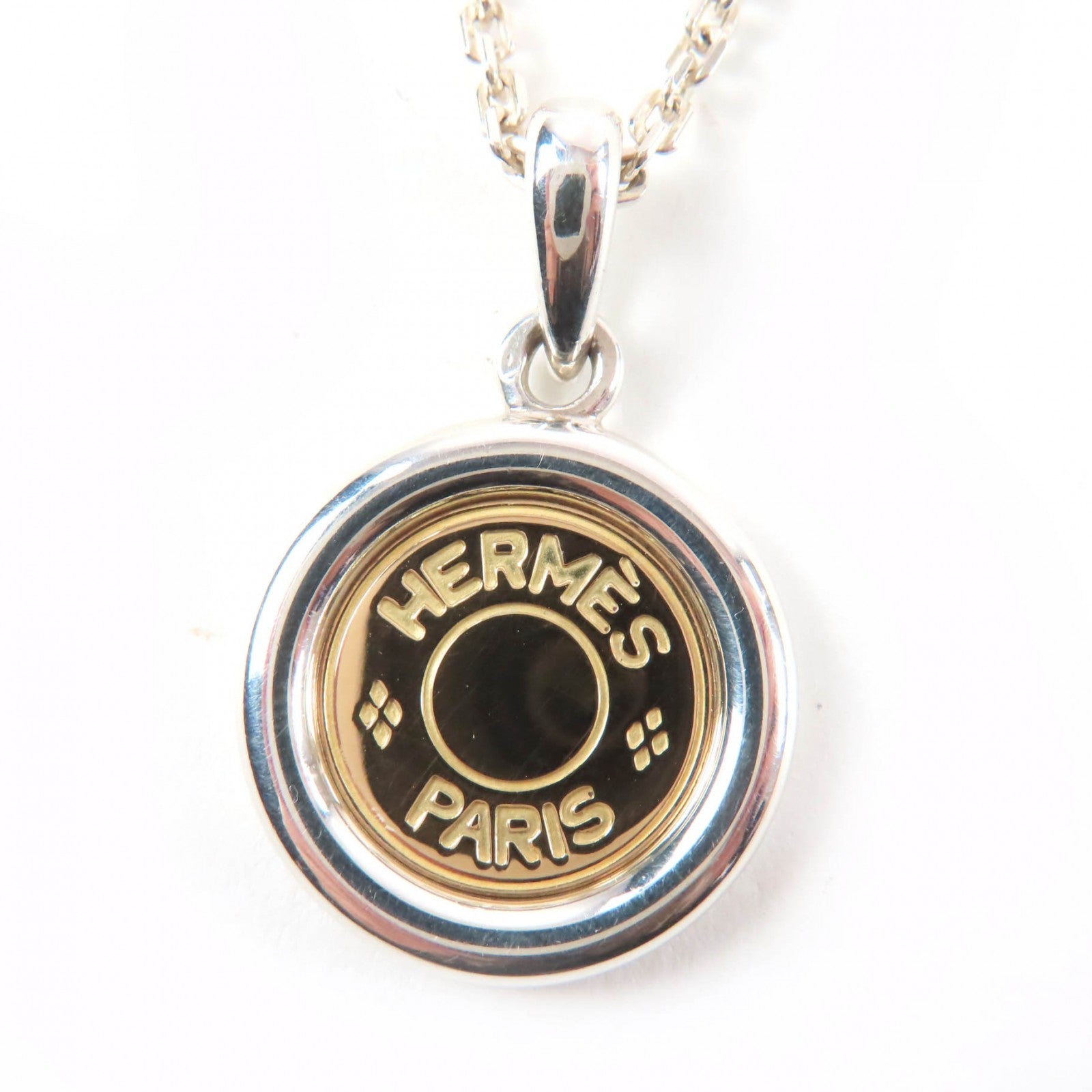Hermes AG925 750 Necklace