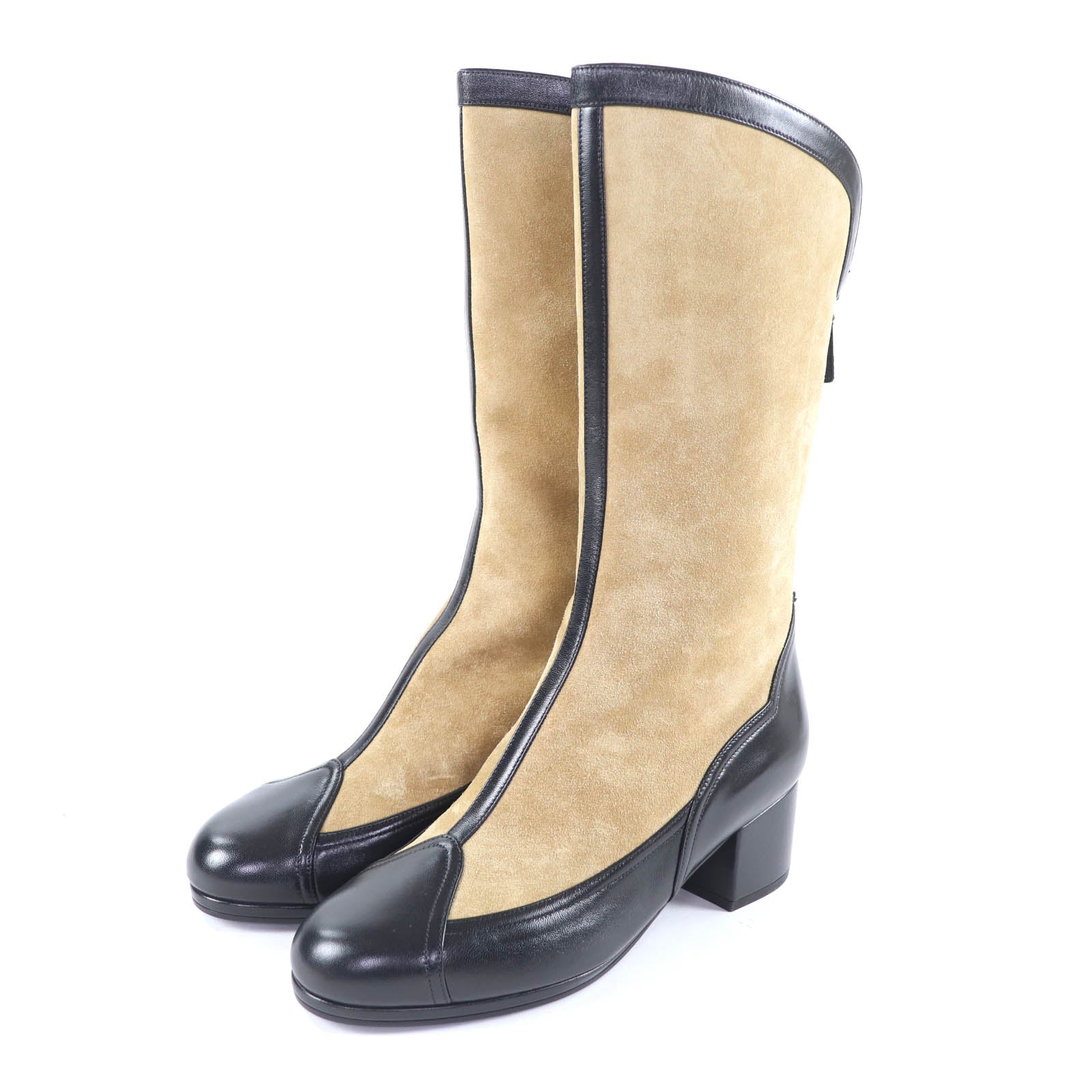 CHANEL Knee-high boots Suede Boots